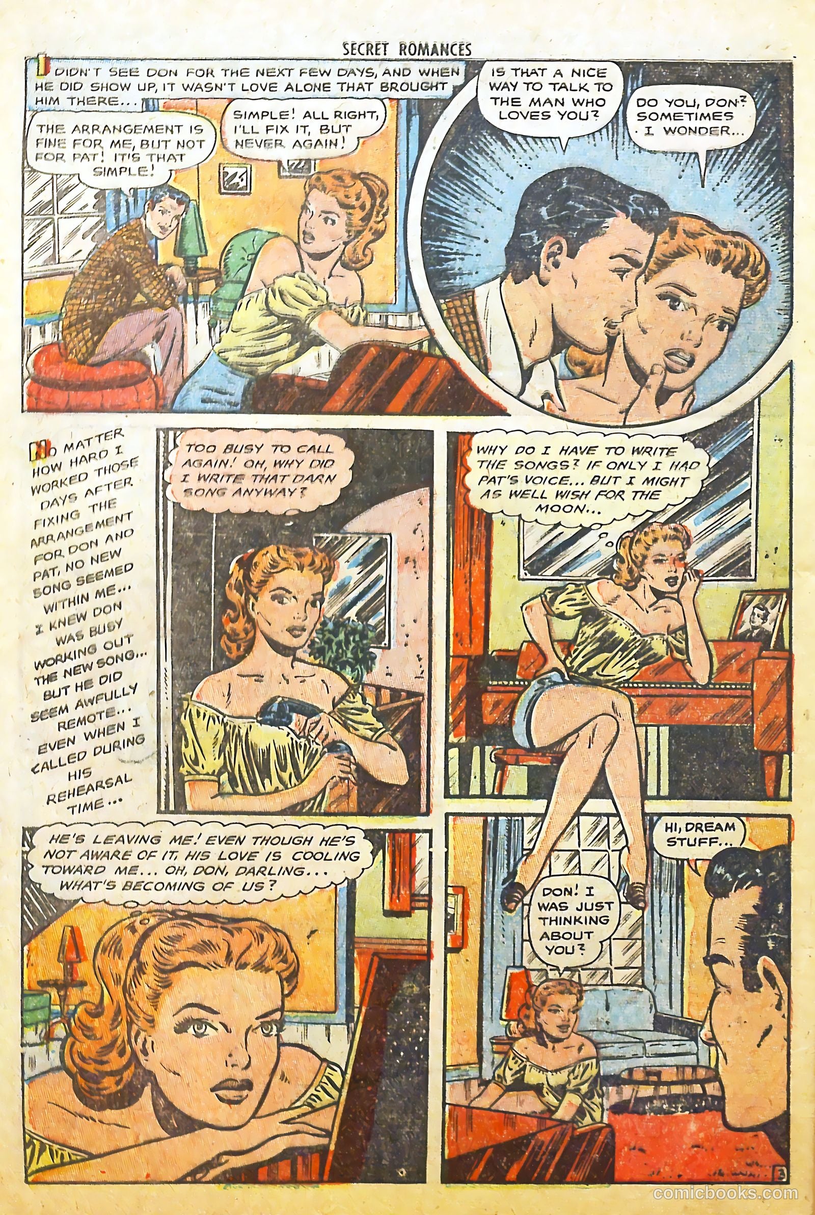 Secret Romances #3 (1951) — page 28 of 36