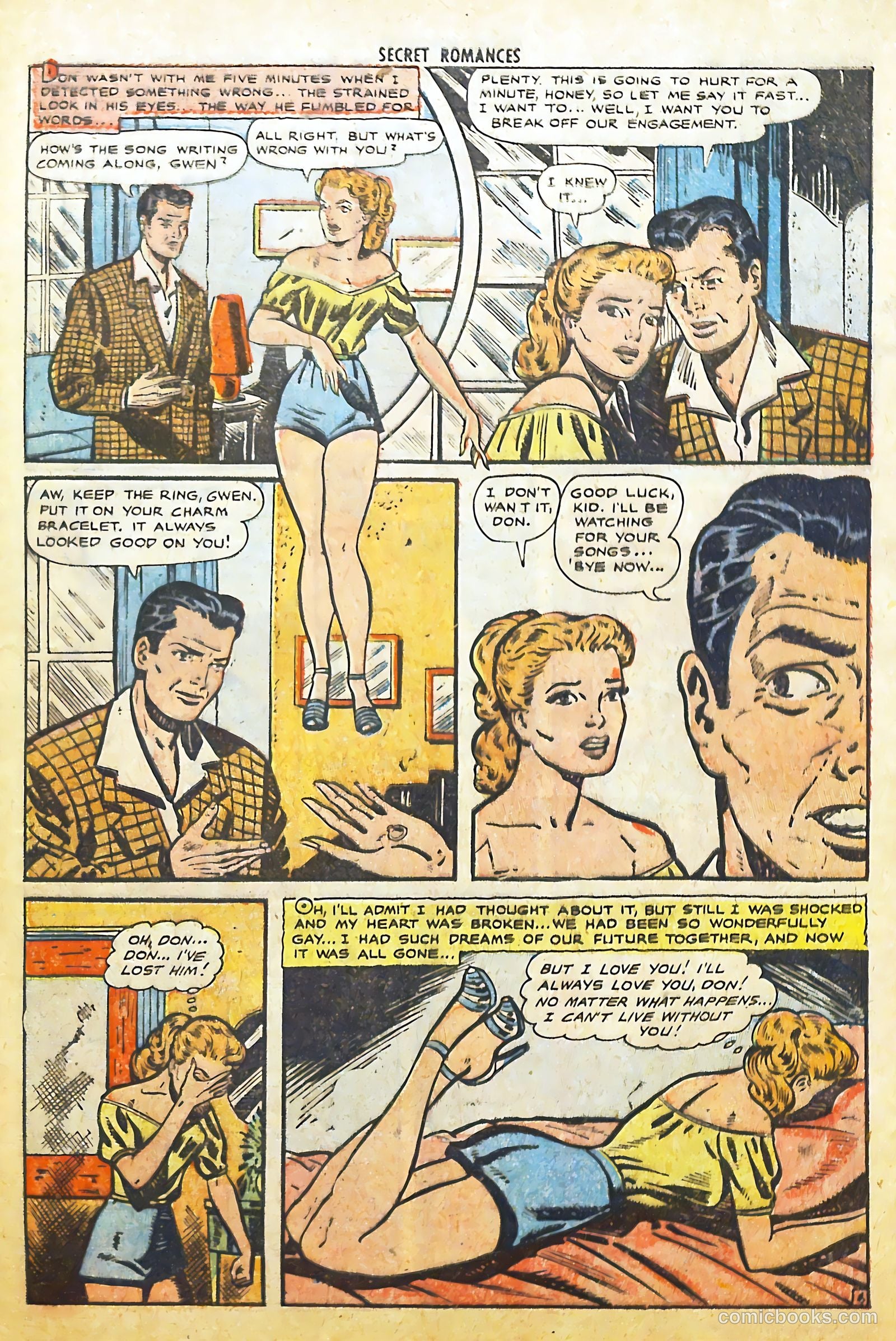 Secret Romances #3 (1951) — page 29 of 36
