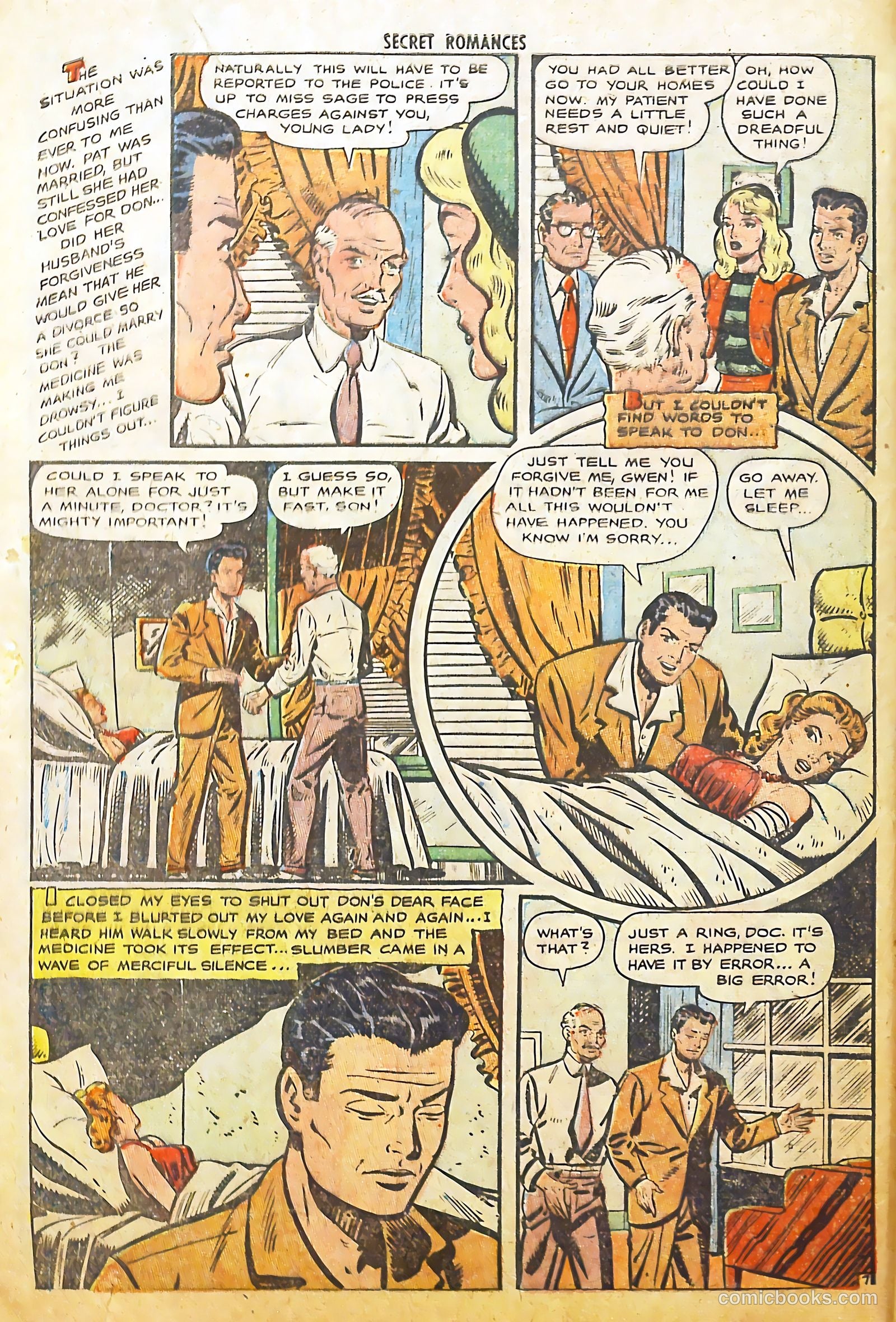 Secret Romances #3 (1951) — page 32 of 36