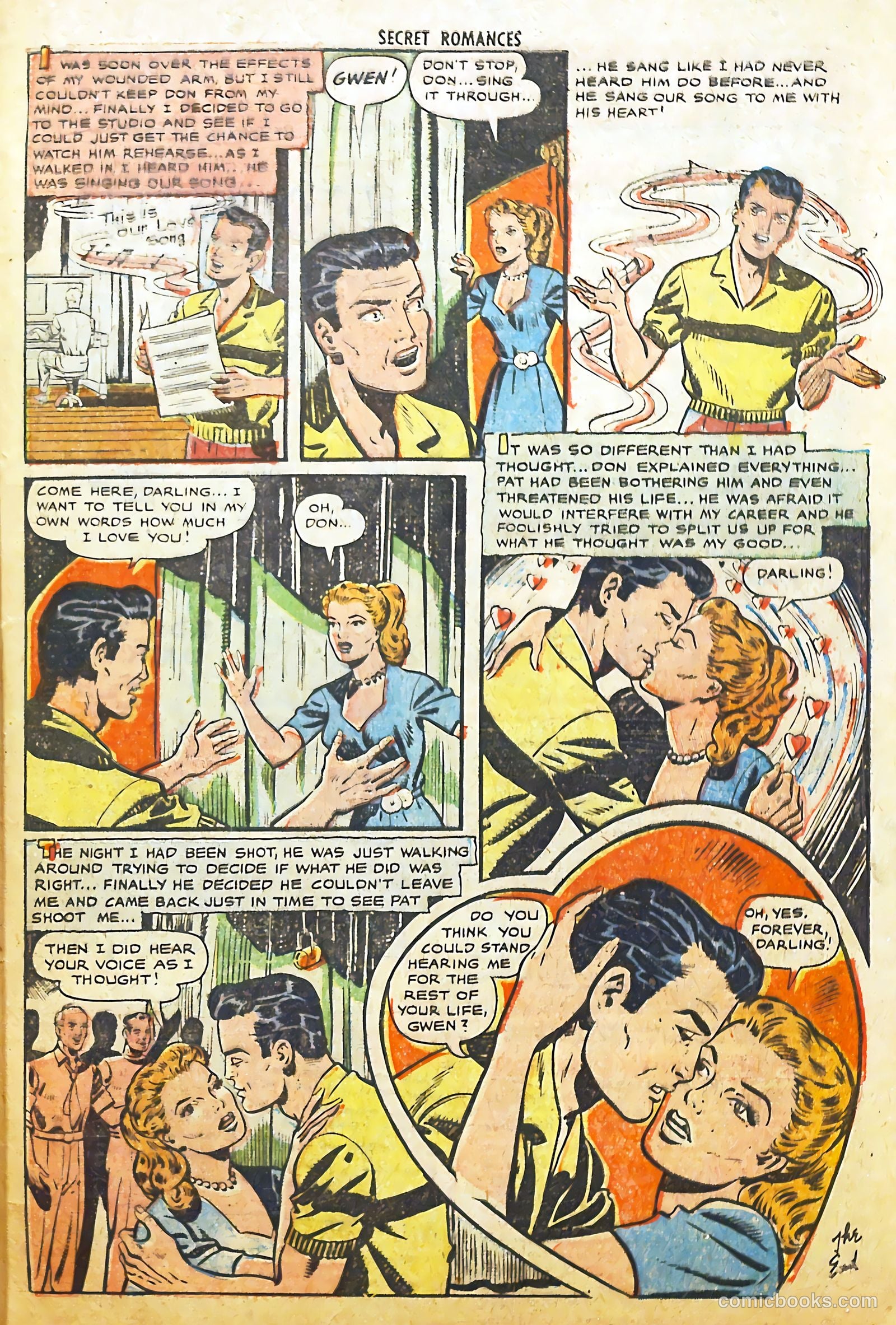 Secret Romances #3 (1951) — page 33 of 36
