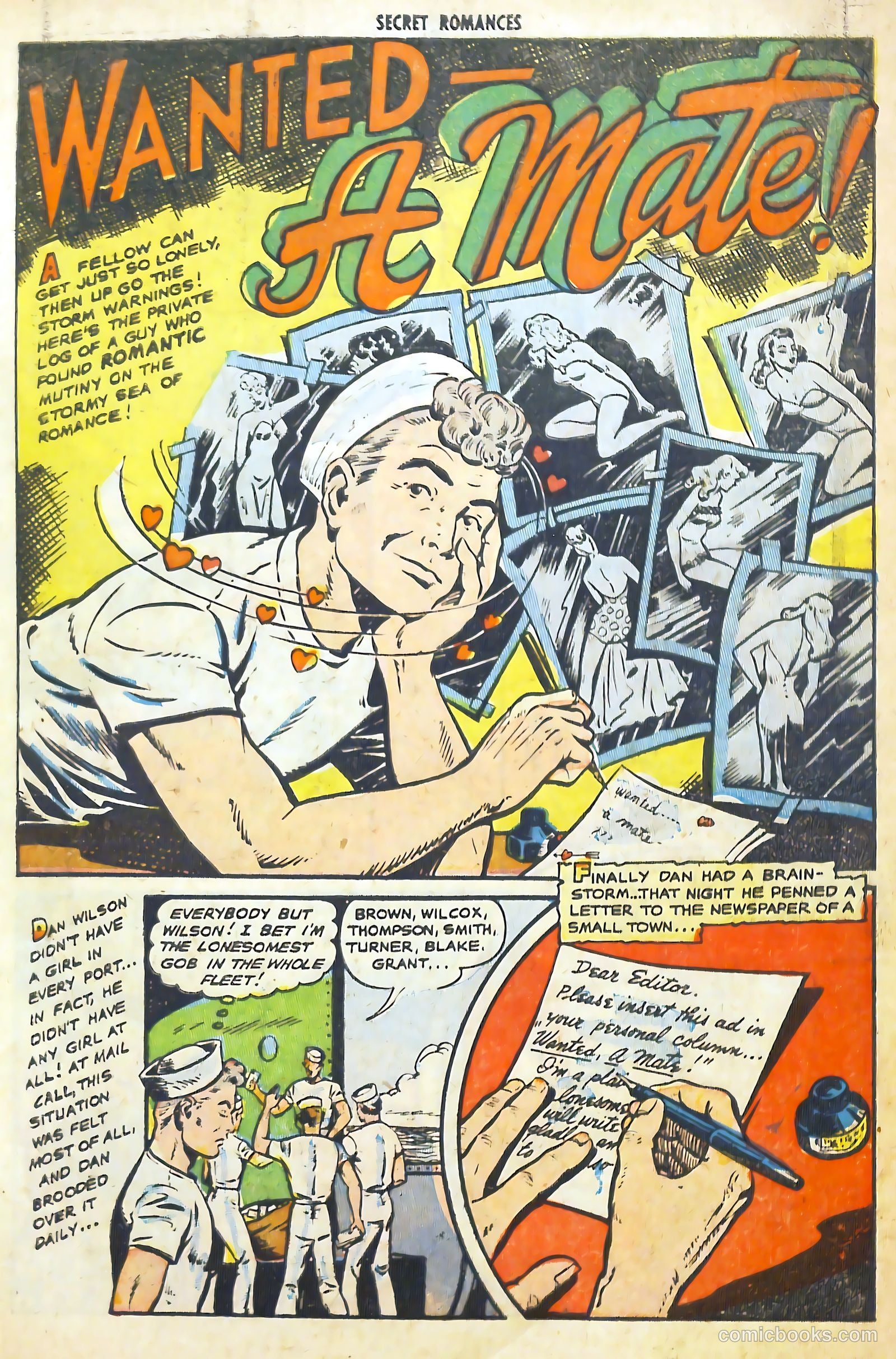 Secret Romances #4 (1951) — page 3 of 37