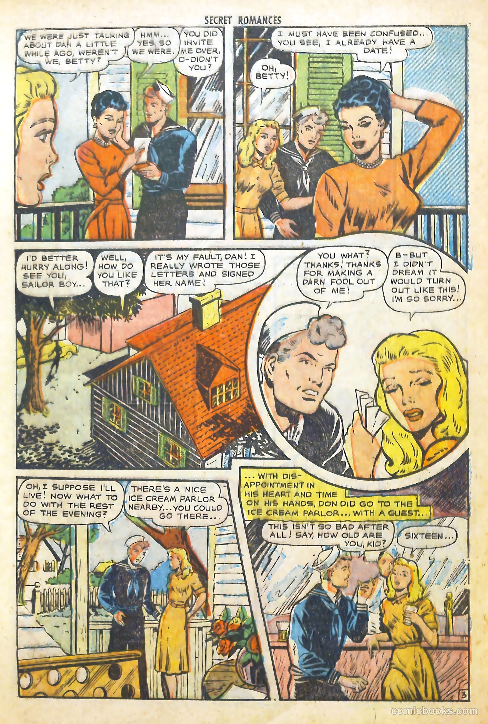 Secret Romances #4 (1951) — page 5 of 37