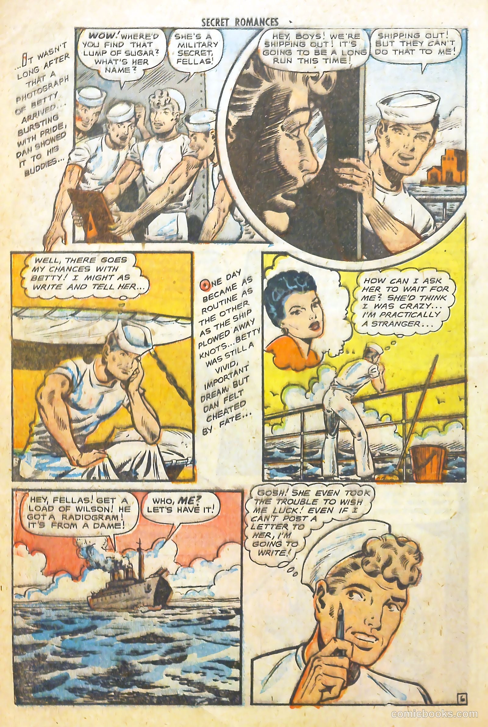 Secret Romances #4 (1951) — page 8 of 37