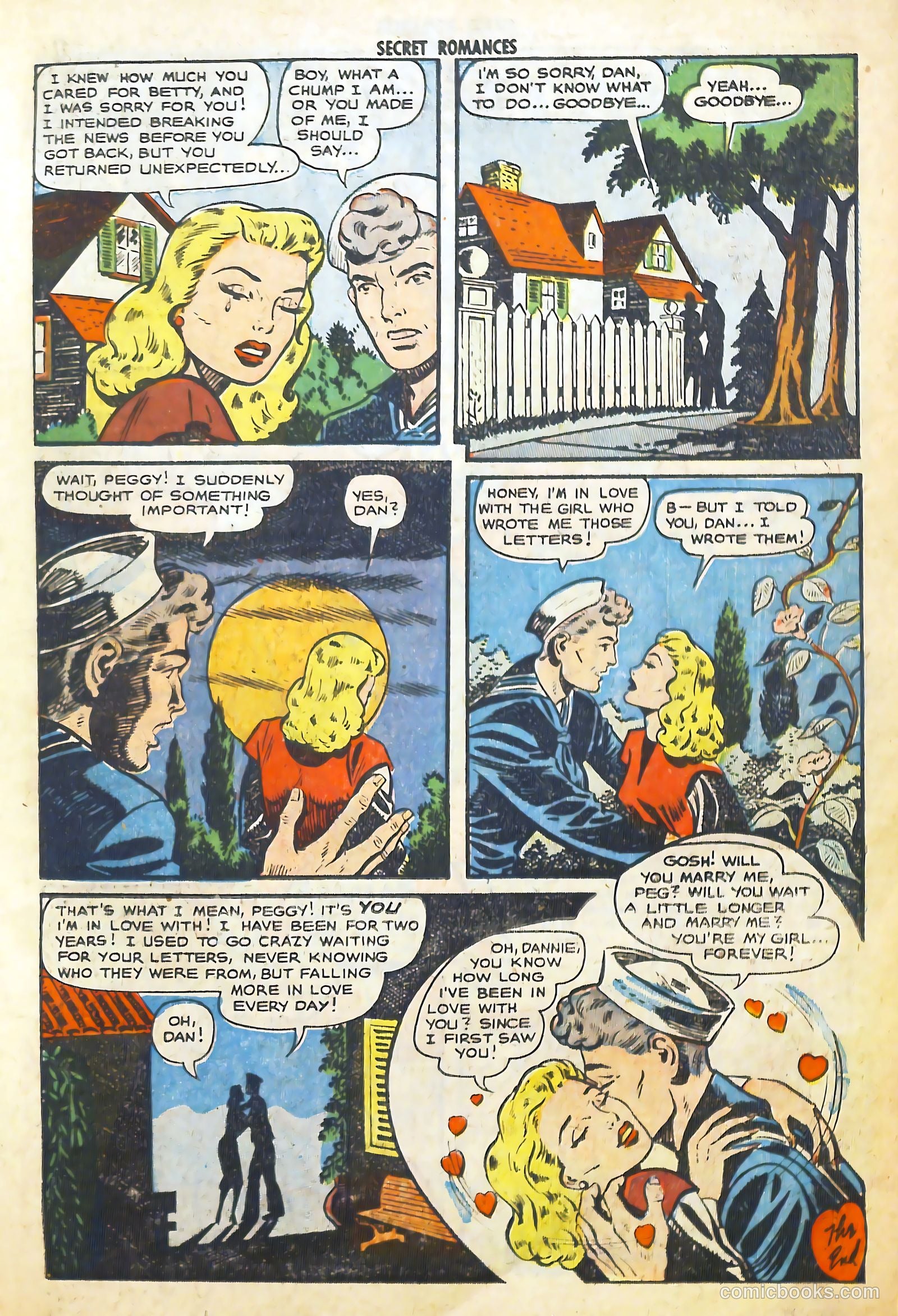 Secret Romances #4 (1951) — page 11 of 37