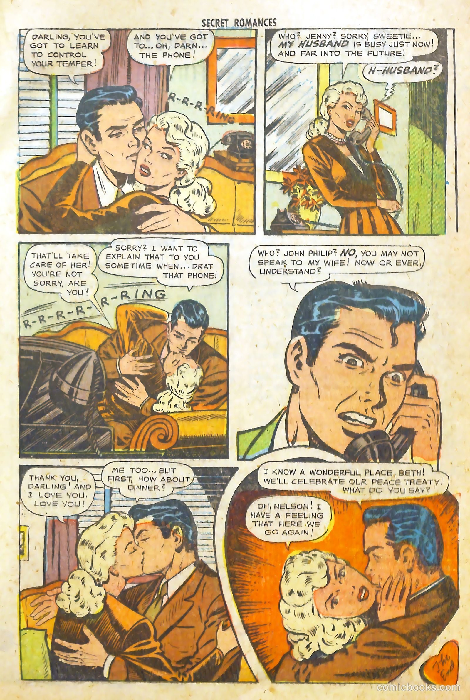Secret Romances #4 (1951) — page 17 of 37