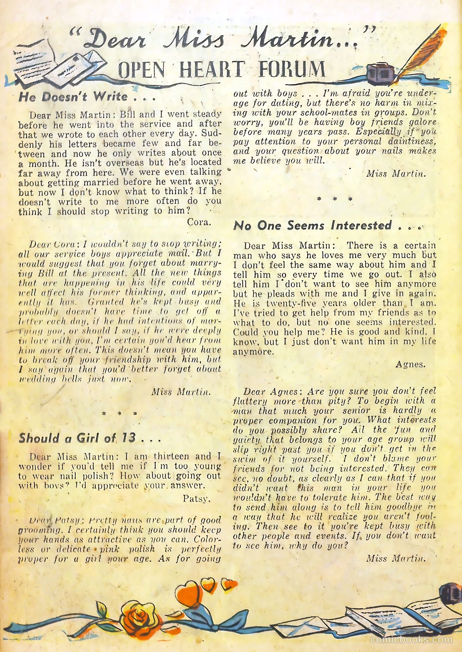 Secret Romances #4 (1951) — page 19 of 37