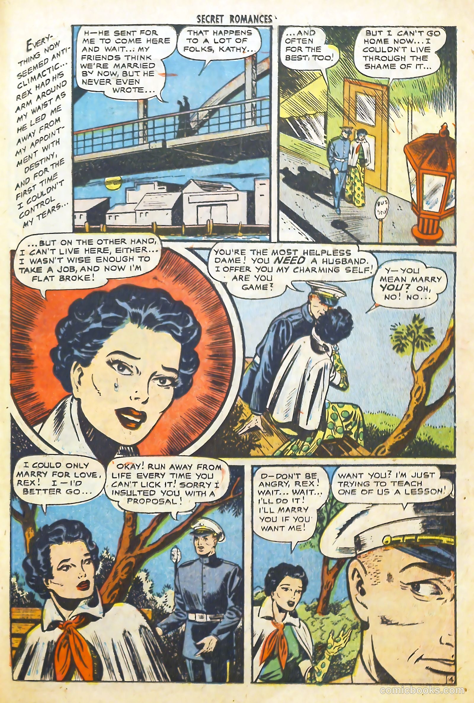 Secret Romances #4 (1951) — page 24 of 37