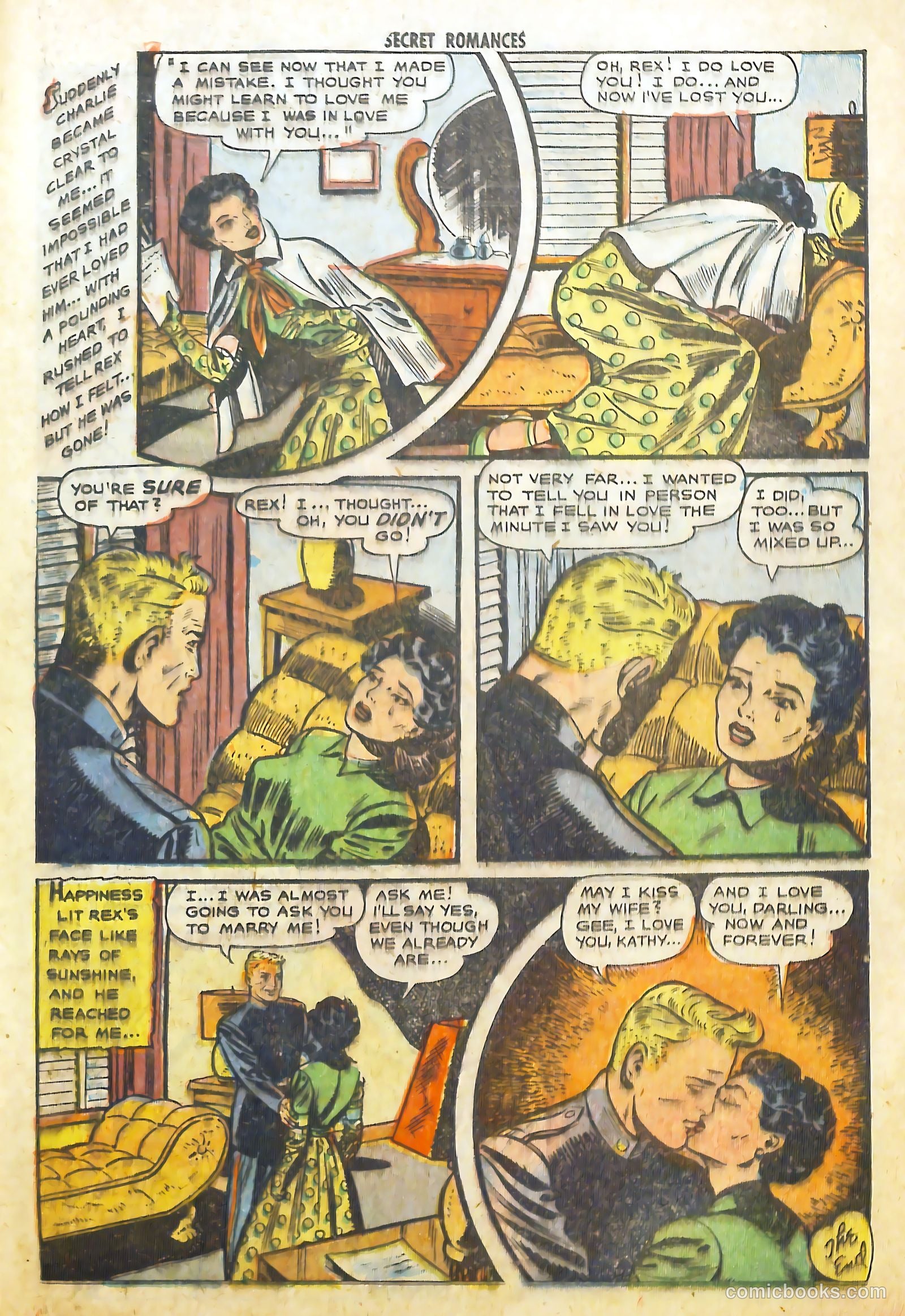 Secret Romances #4 (1951) — page 26 of 37