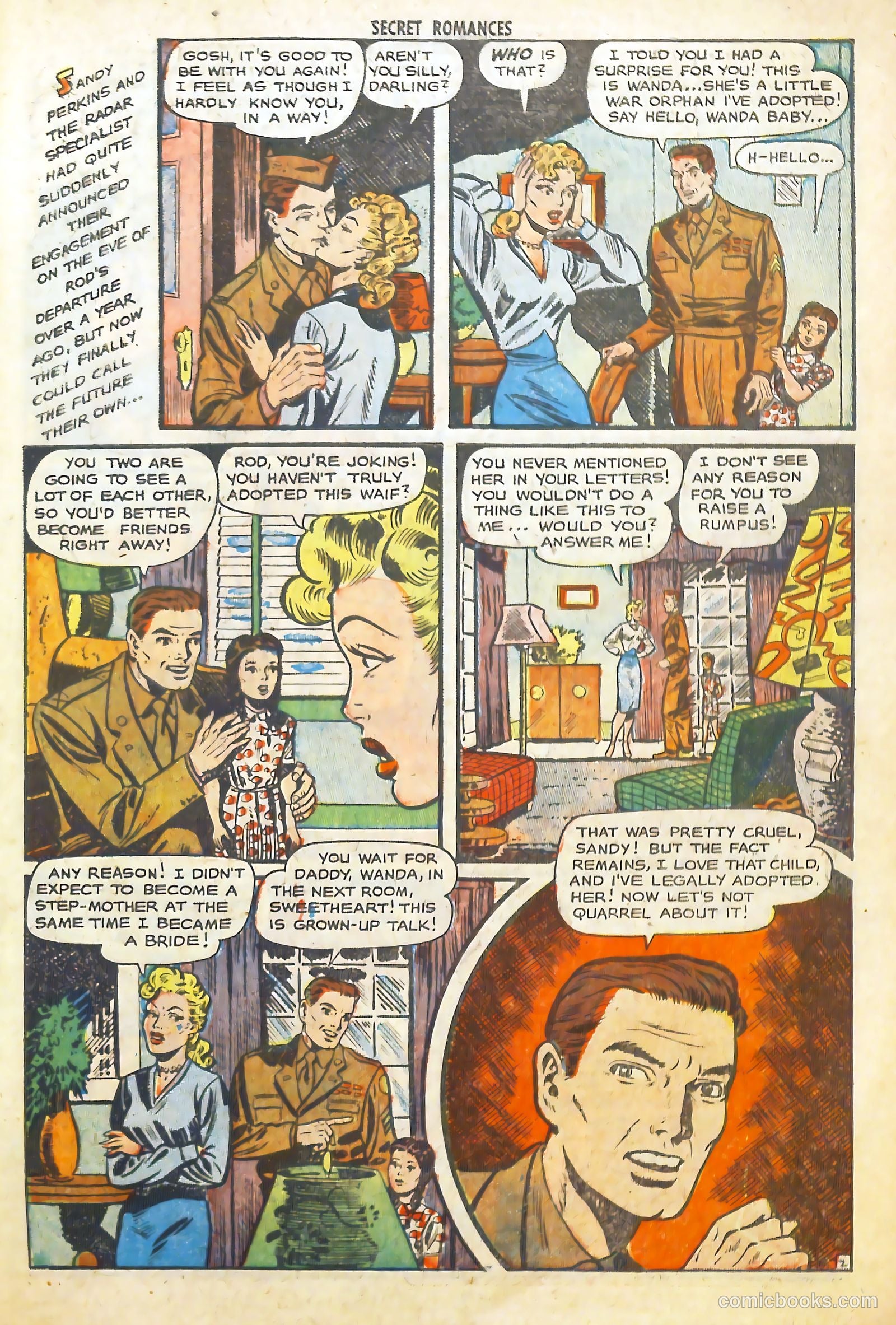 Secret Romances #4 (1951) — page 28 of 37