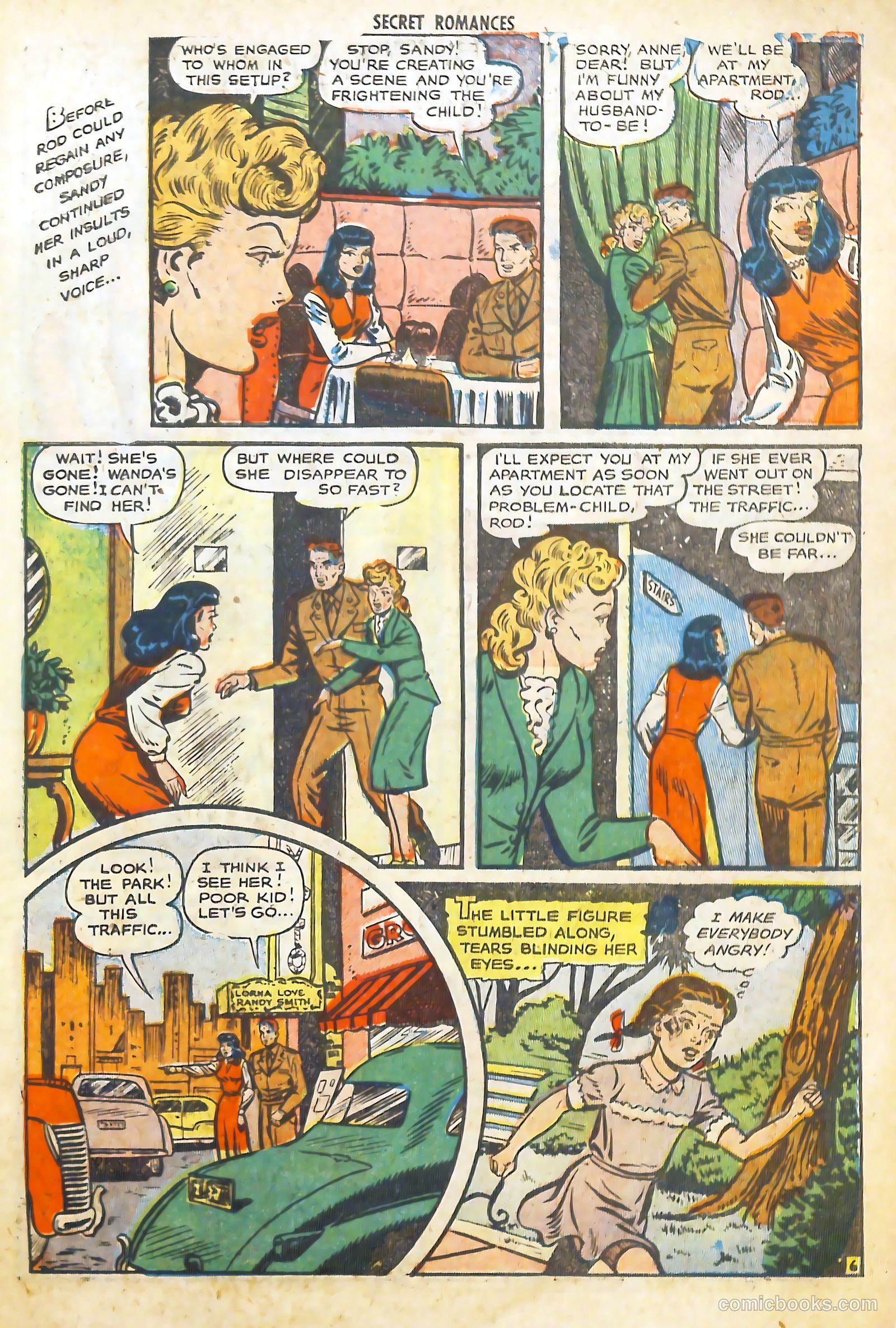 Secret Romances #4 (1951) — page 32 of 37