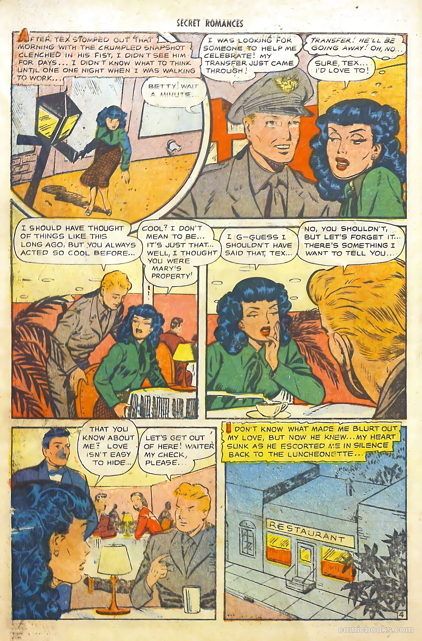 Secret Romances #5 (1951) — page 6 of 37
