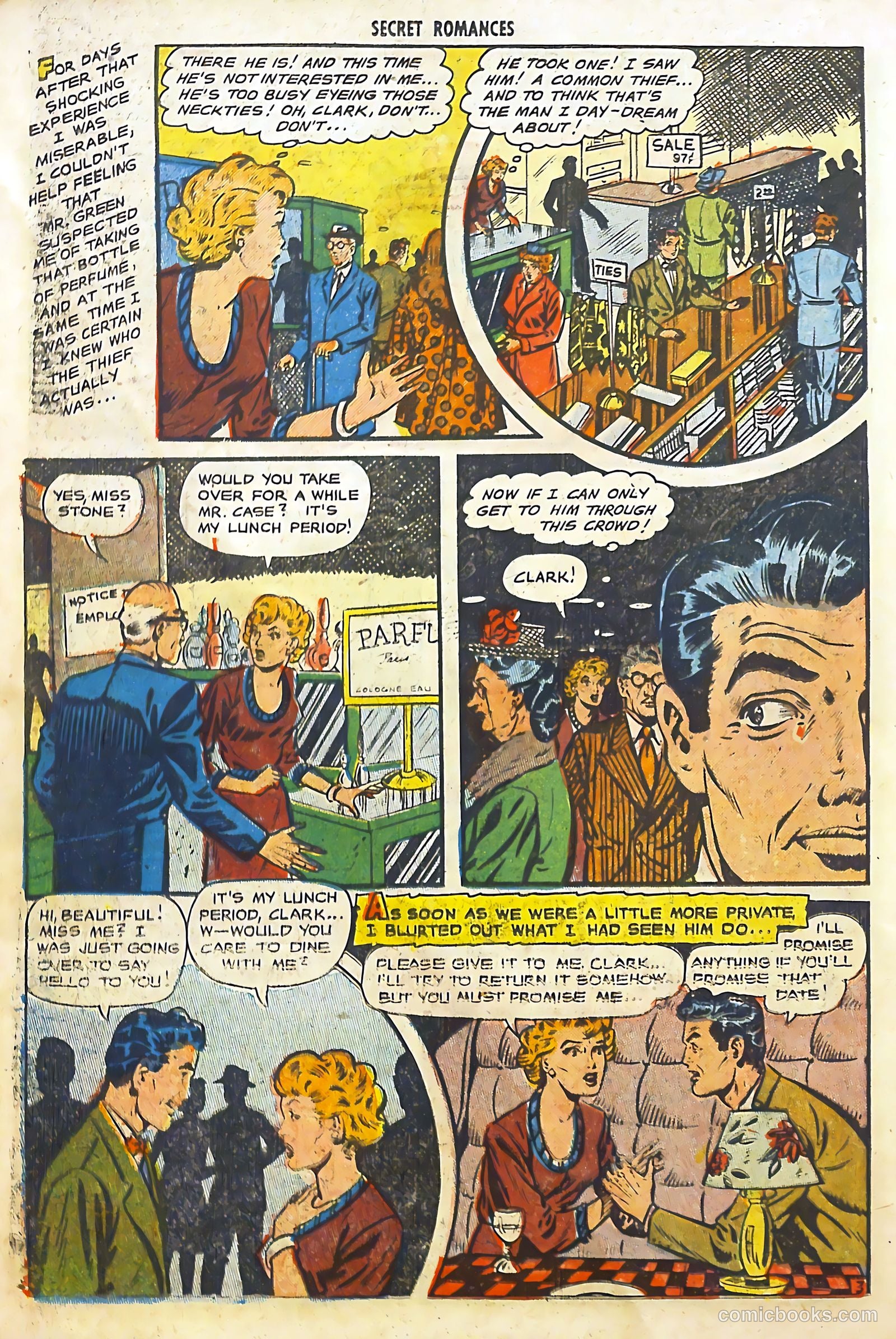 Secret Romances #5 (1951) — page 14 of 37