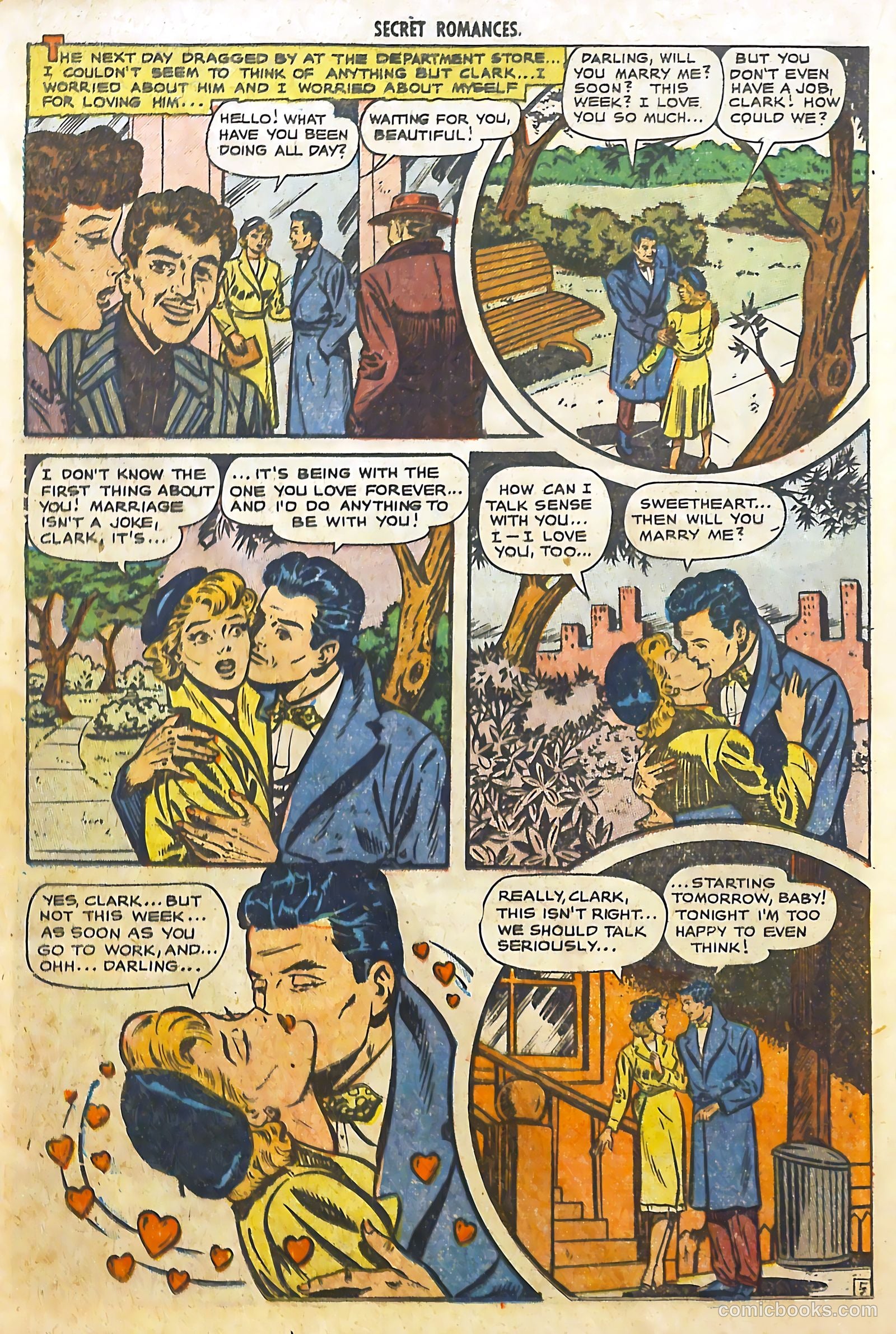 Secret Romances #5 (1951) — page 16 of 37