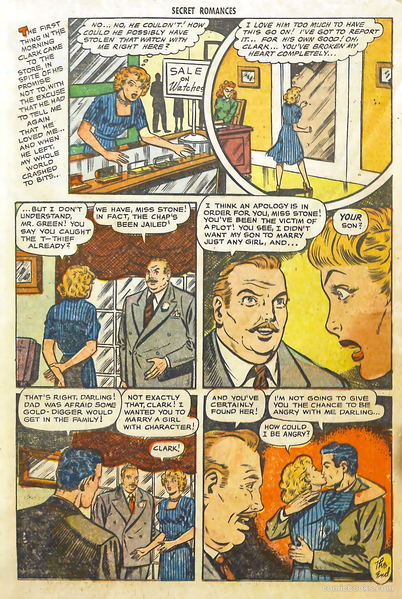 Secret Romances #5 (1951) — page 17 of 37