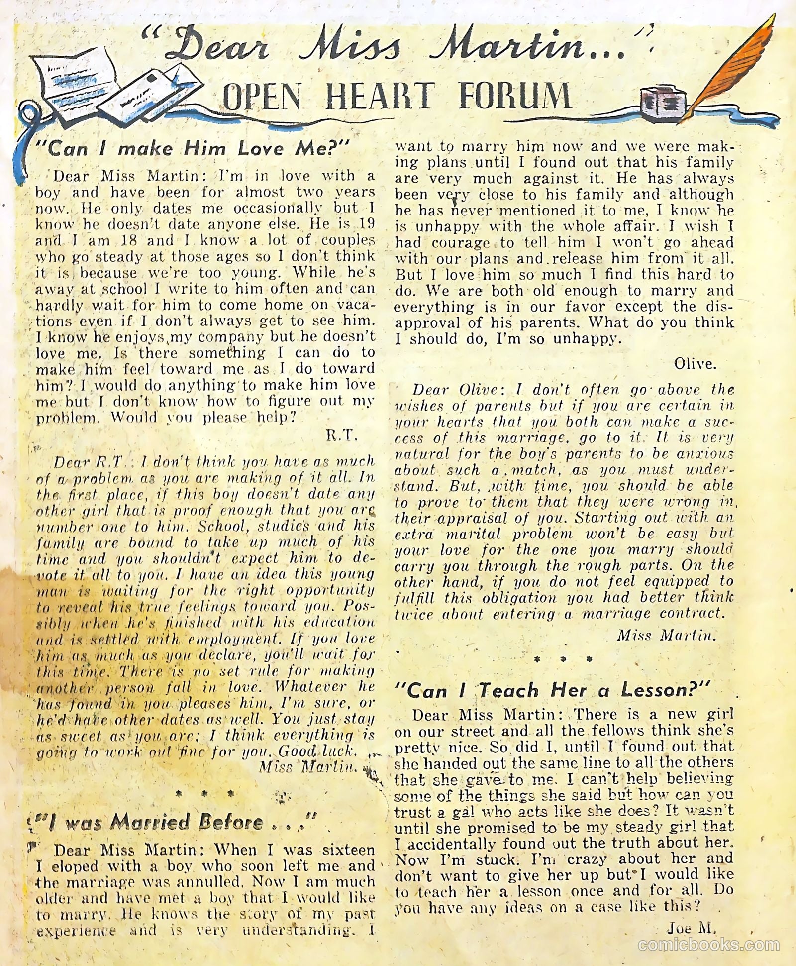 Secret Romances #5 (1951) — page 19 of 37