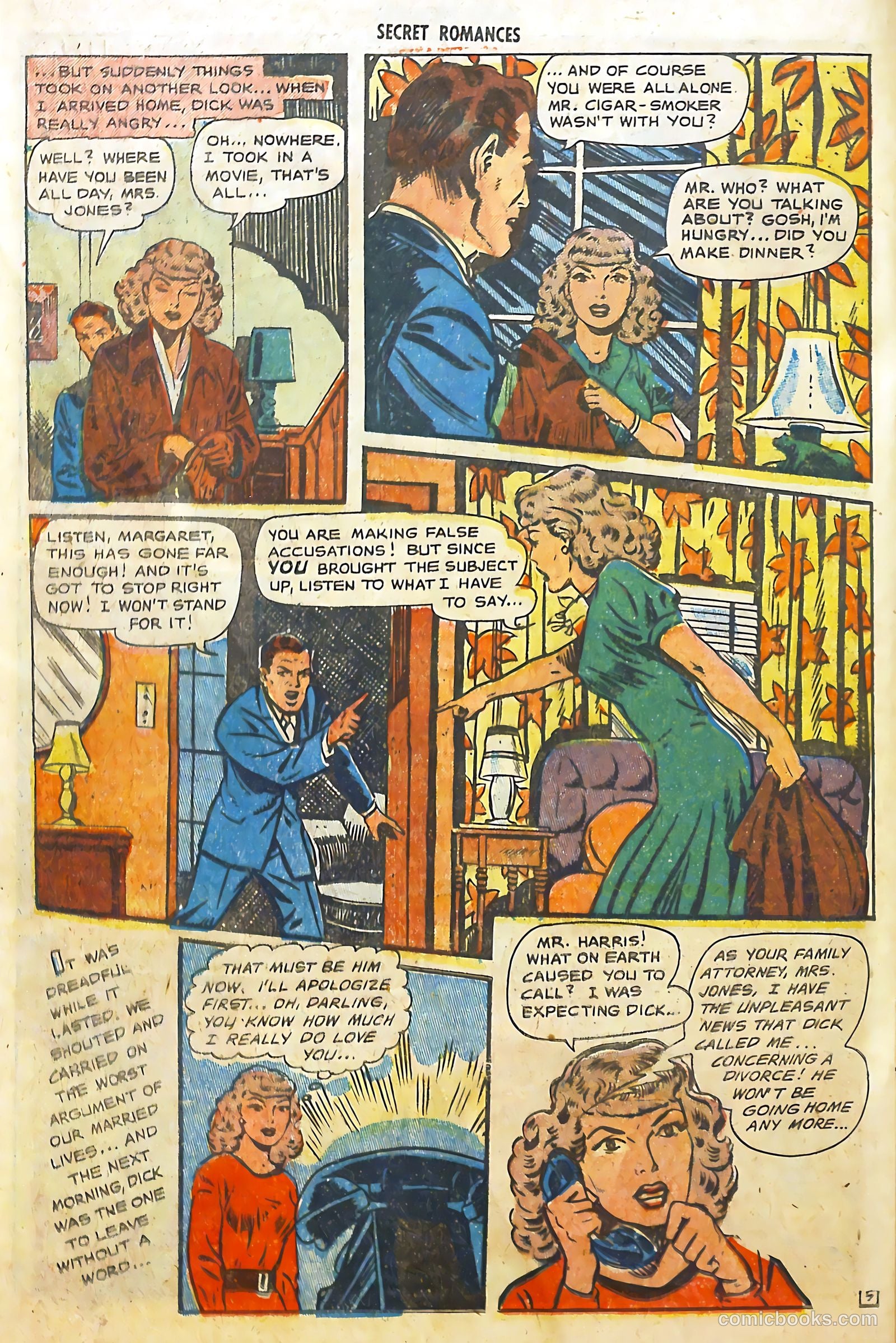 Secret Romances #5 (1951) — page 25 of 37