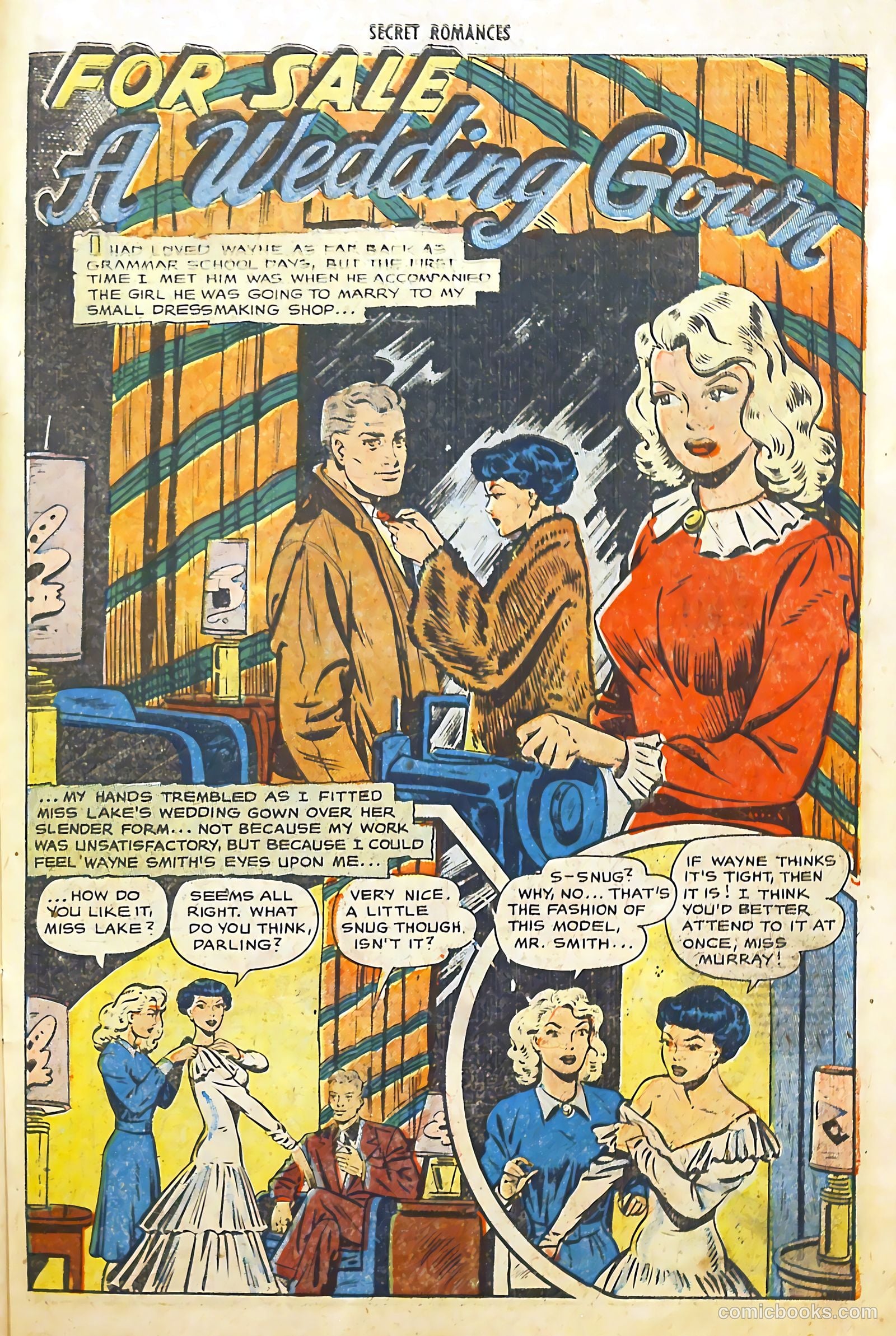 Secret Romances #5 (1951) — page 28 of 37