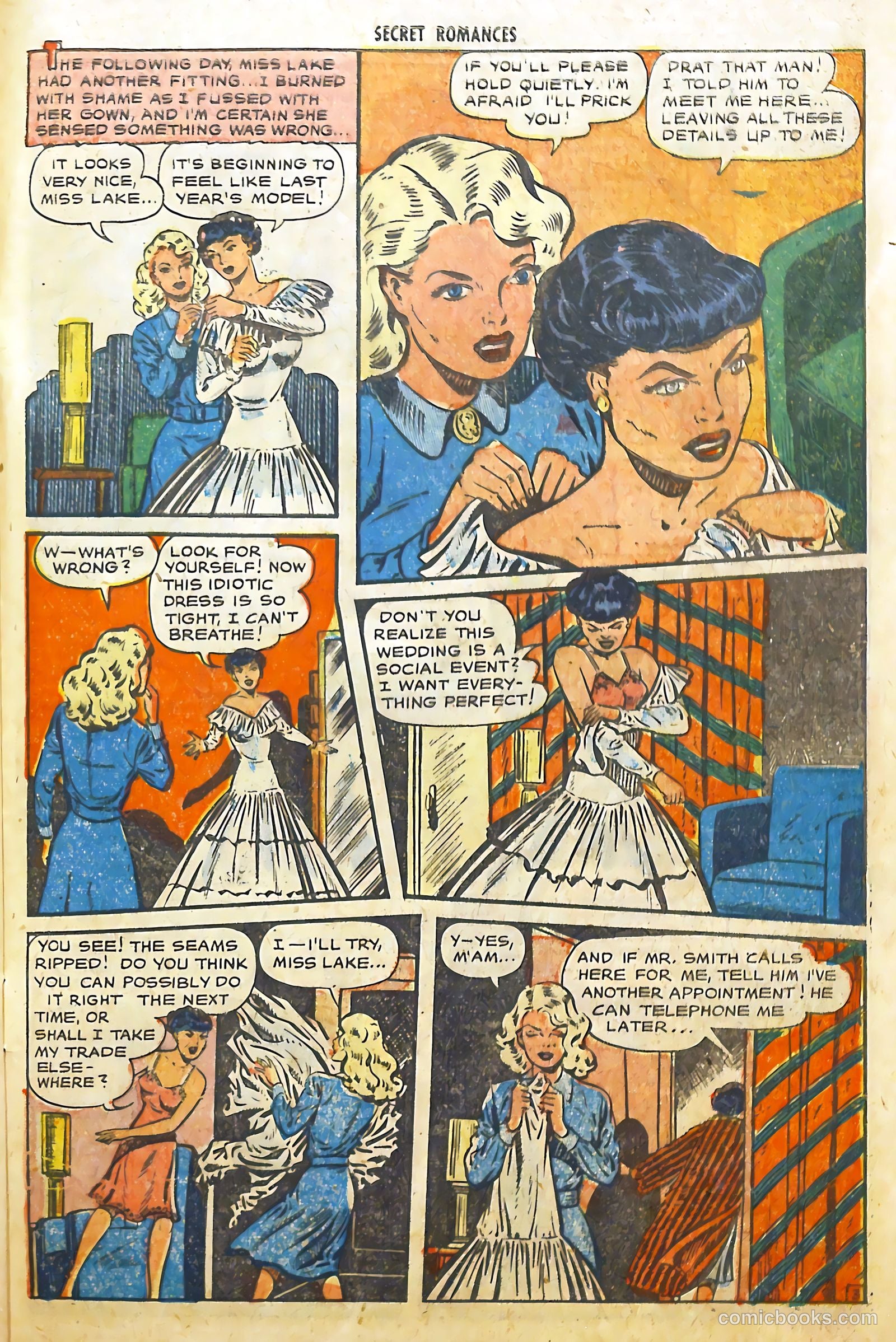 Secret Romances #5 (1951) — page 30 of 37