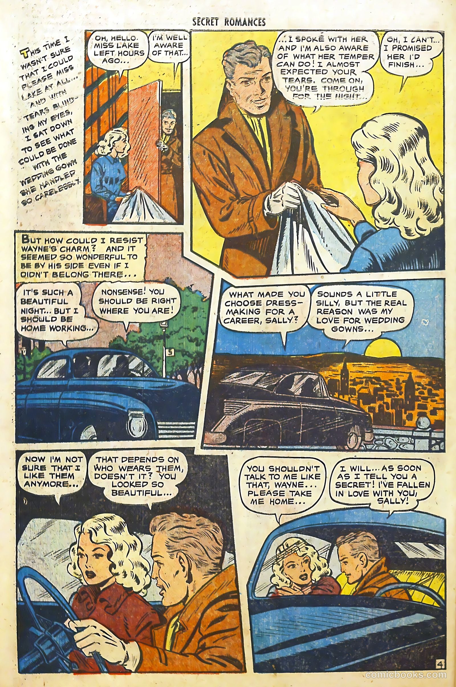 Secret Romances #5 (1951) — page 31 of 37