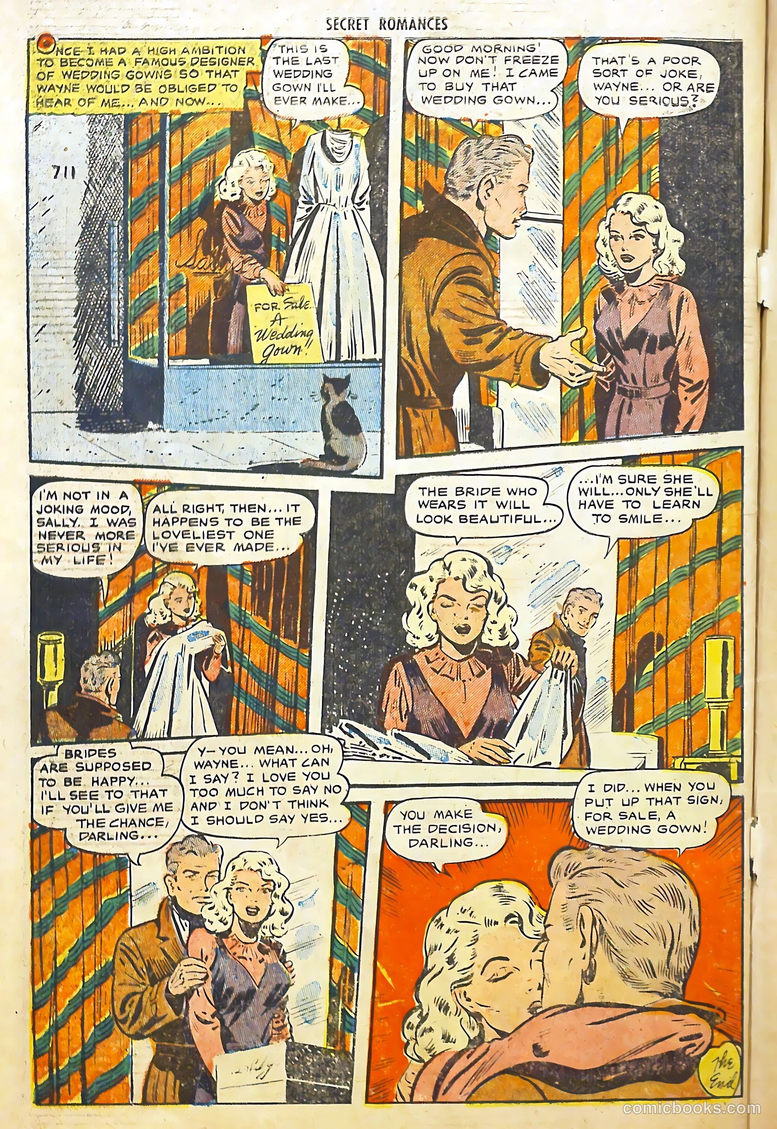 Secret Romances #5 (1951) — page 35 of 37