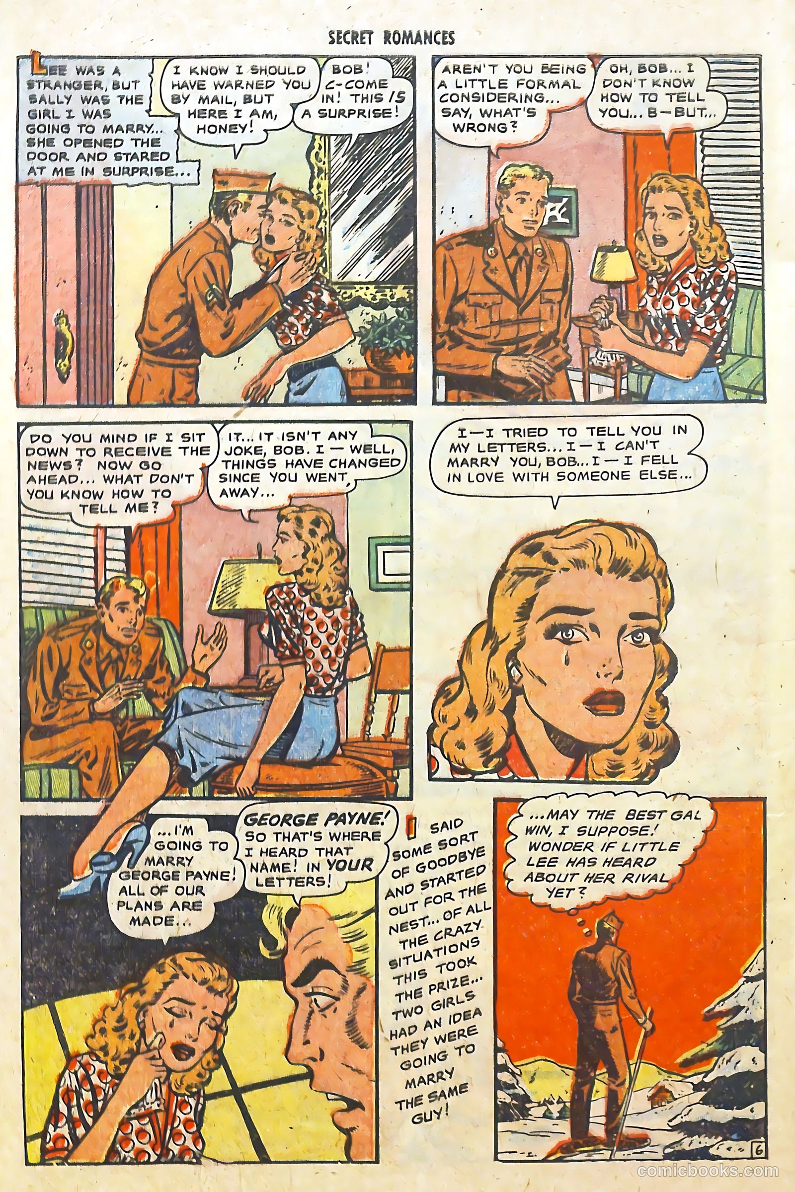 Secret Romances #6 (1952) — page 8 of 36