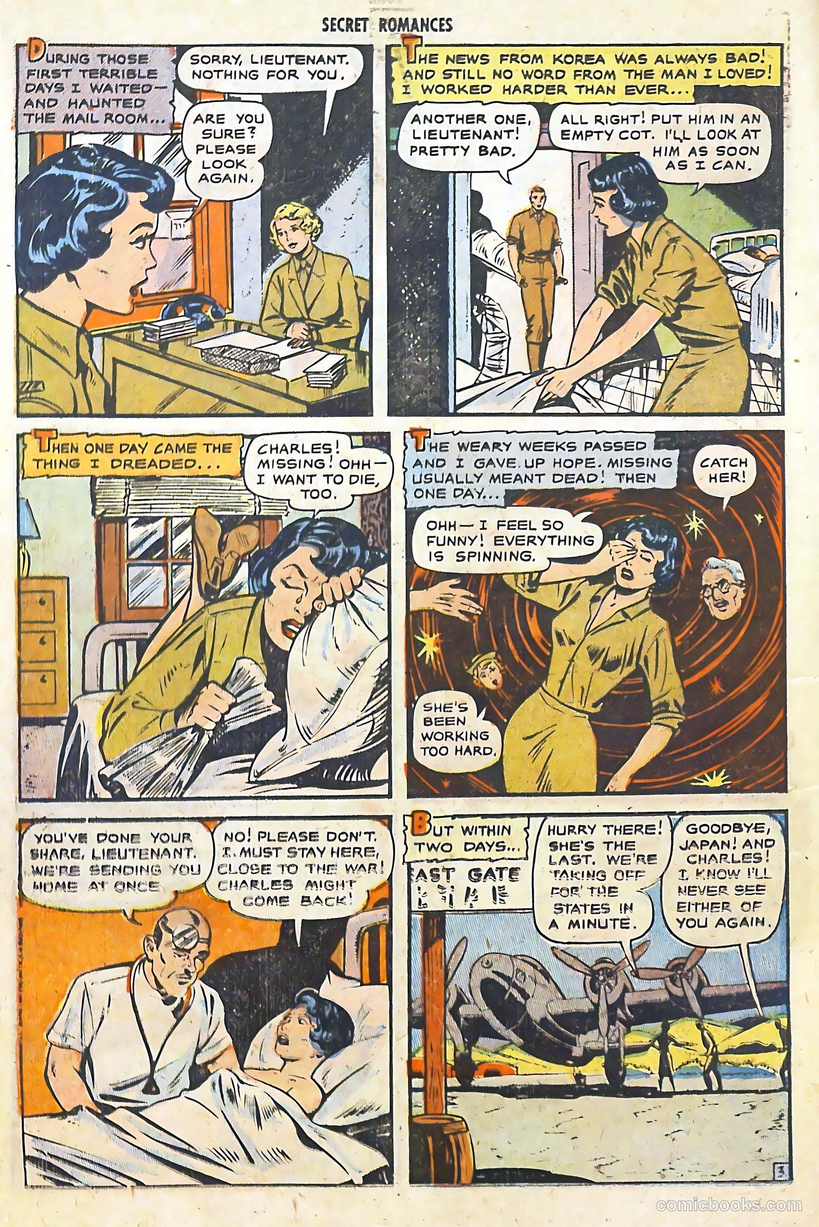 Secret Romances #6 (1952) — page 14 of 36