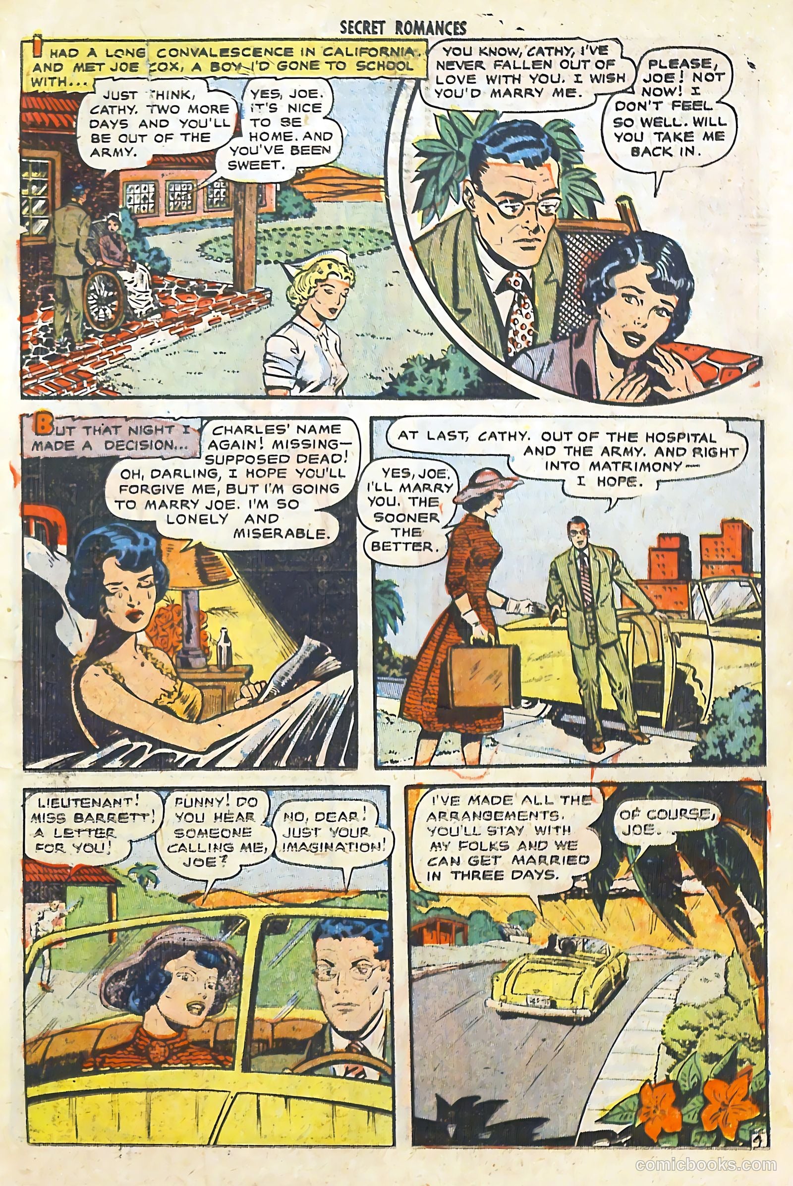Secret Romances #6 (1952) — page 15 of 36