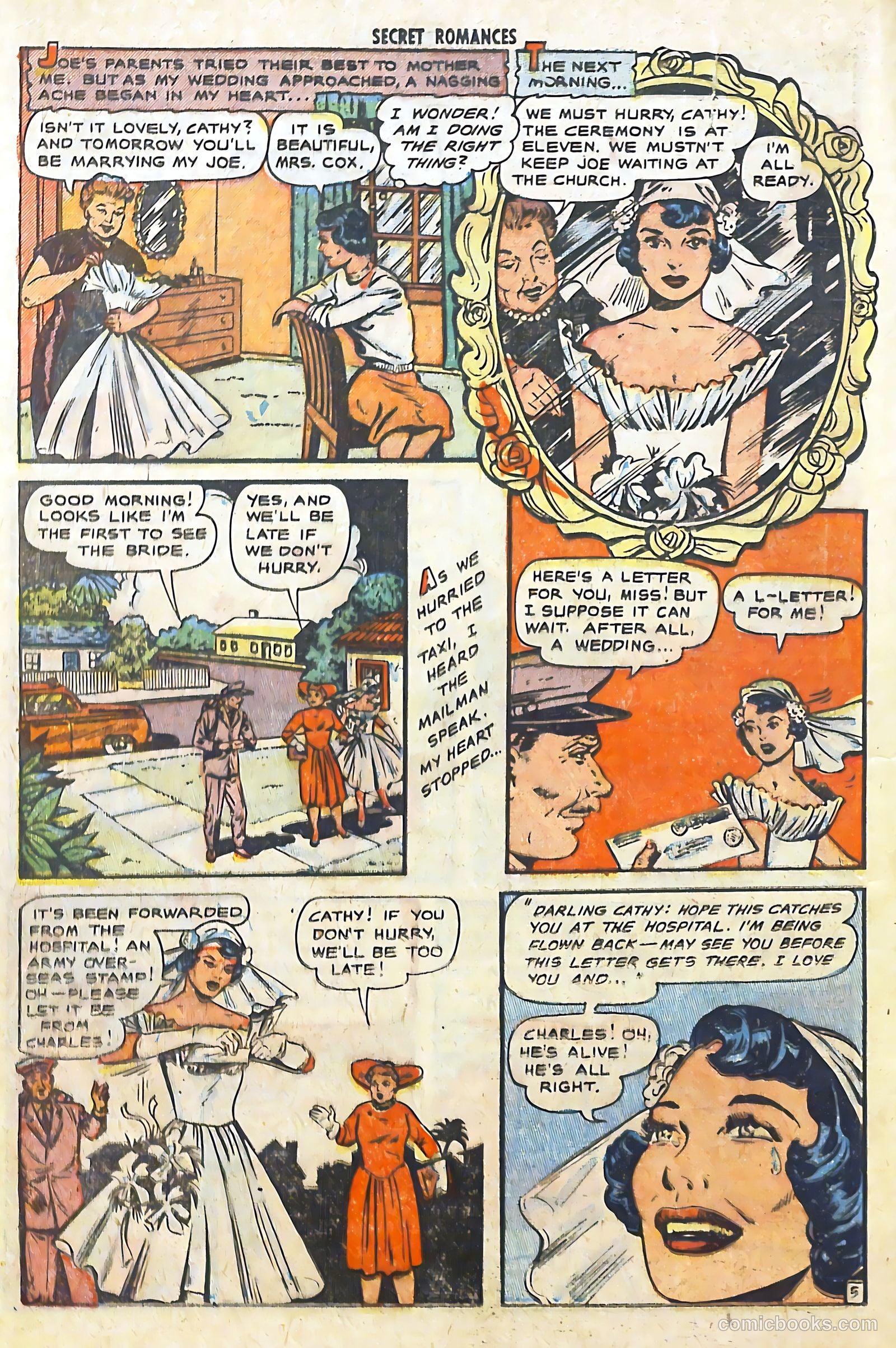Secret Romances #6 (1952) — page 16 of 36