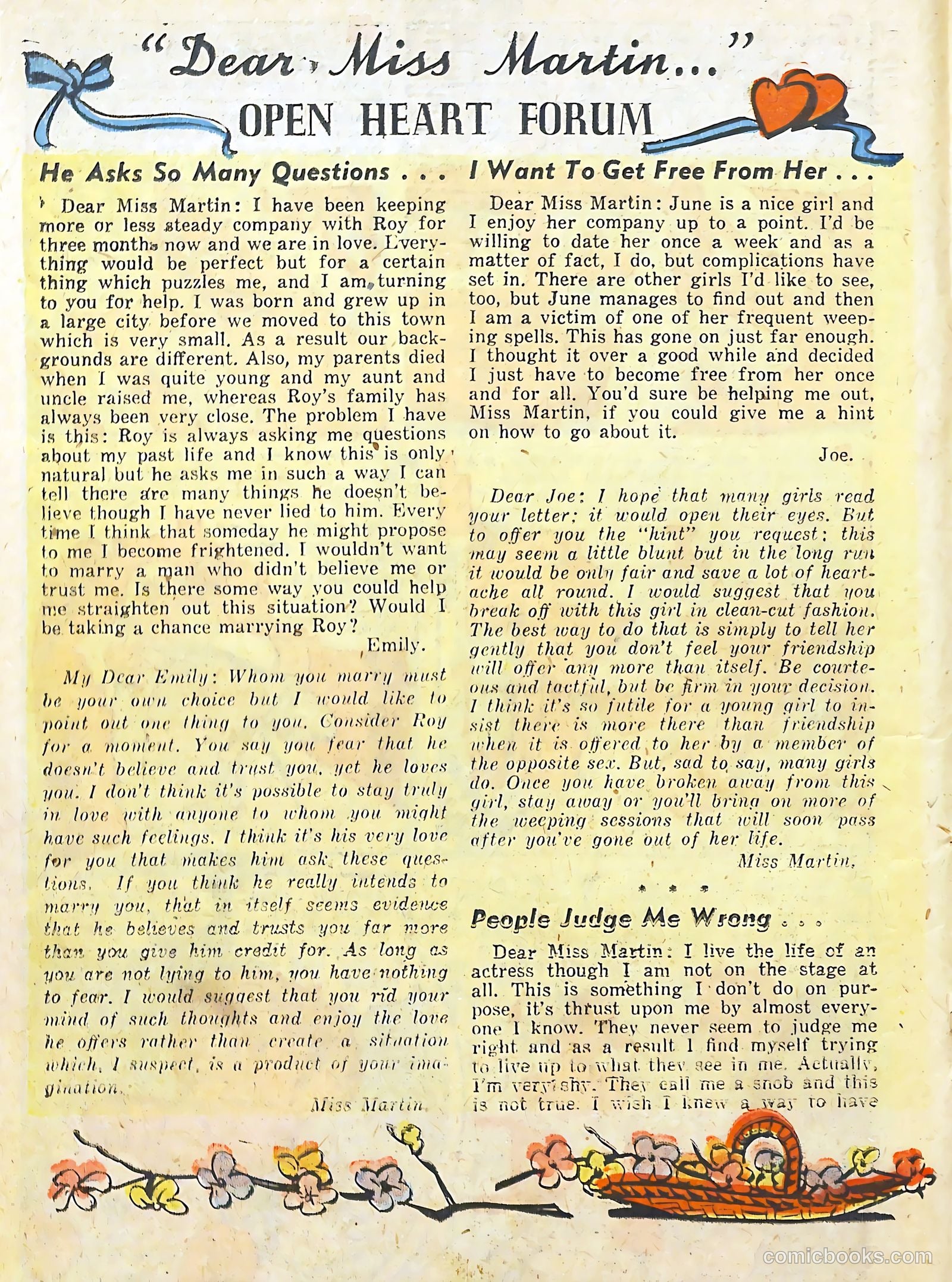 Secret Romances #6 (1952) — page 18 of 36