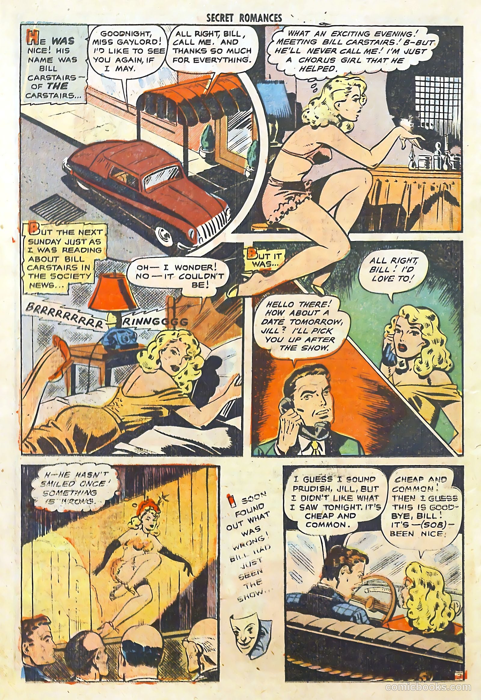 Secret Romances #6 (1952) — page 22 of 36