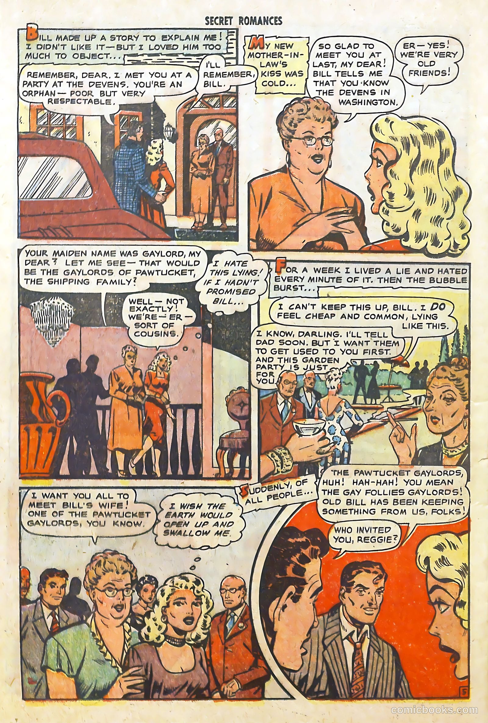 Secret Romances #6 (1952) — page 24 of 36