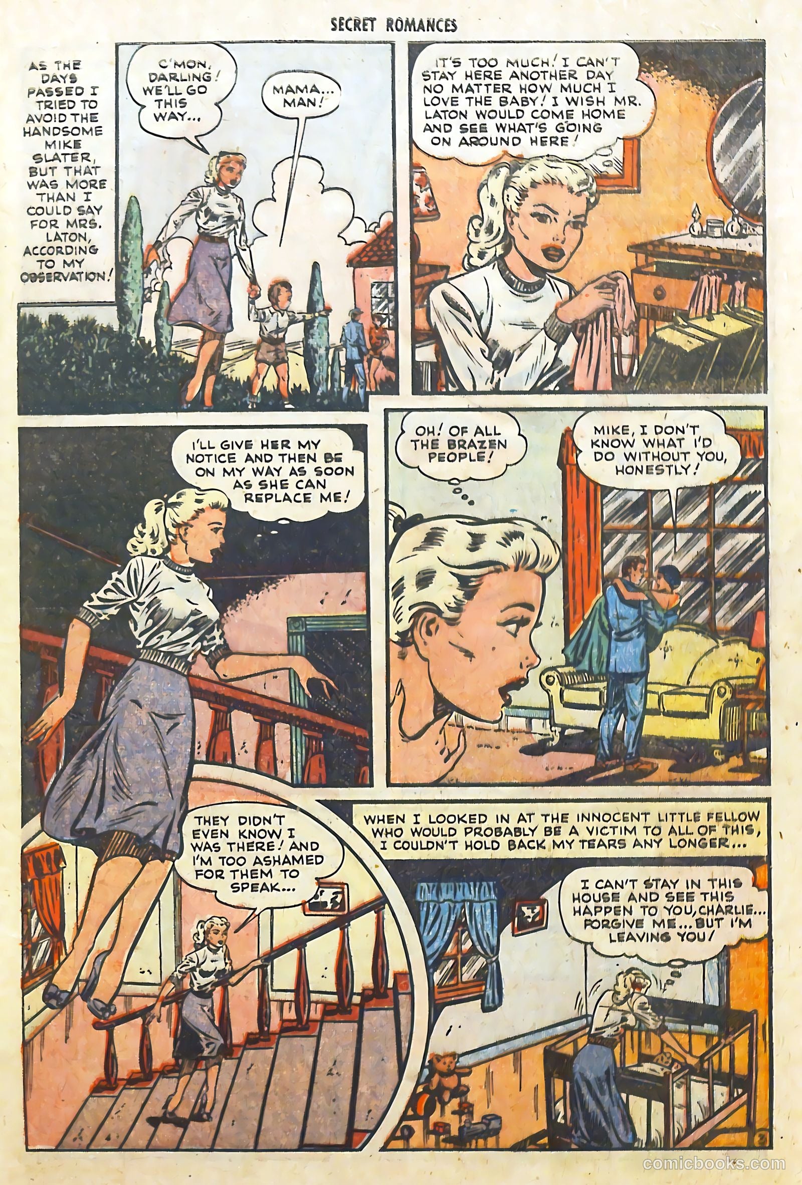 Secret Romances #6 (1952) — page 29 of 36