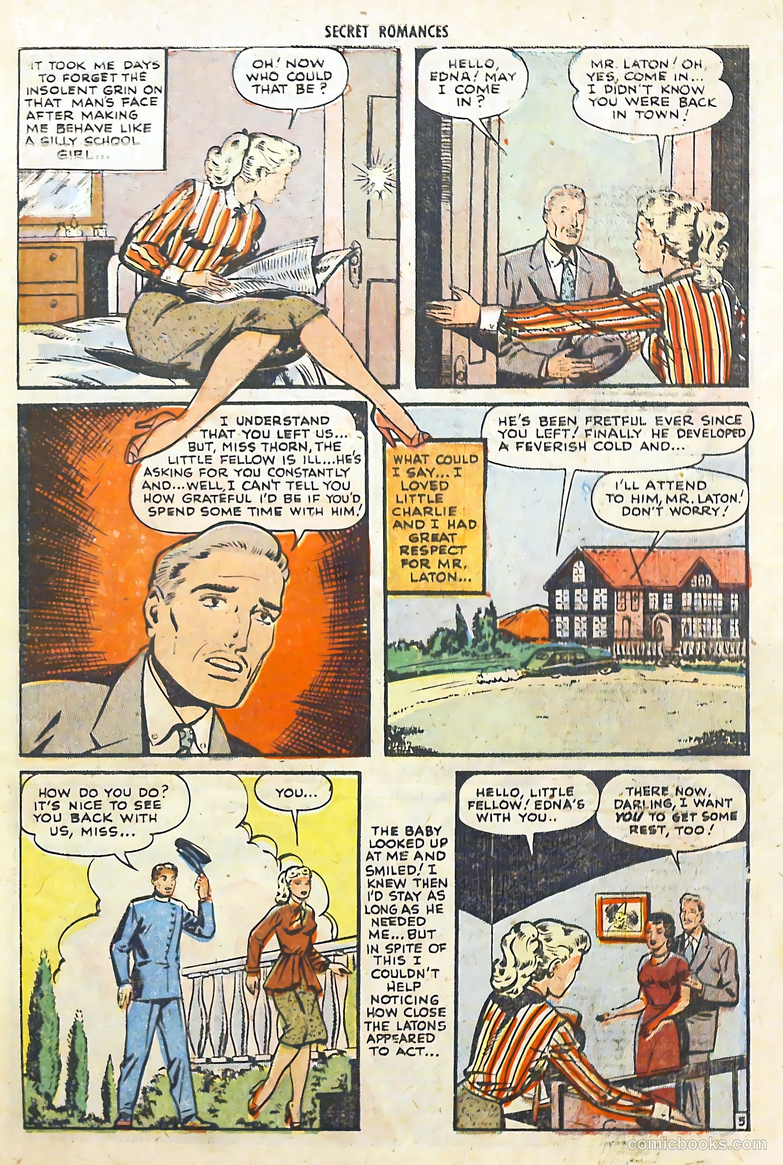 Secret Romances #6 (1952) — page 31 of 36