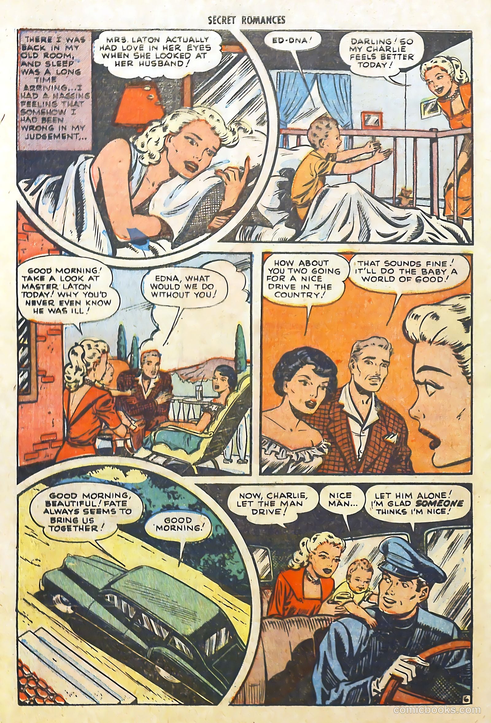 Secret Romances #6 (1952) — page 32 of 36