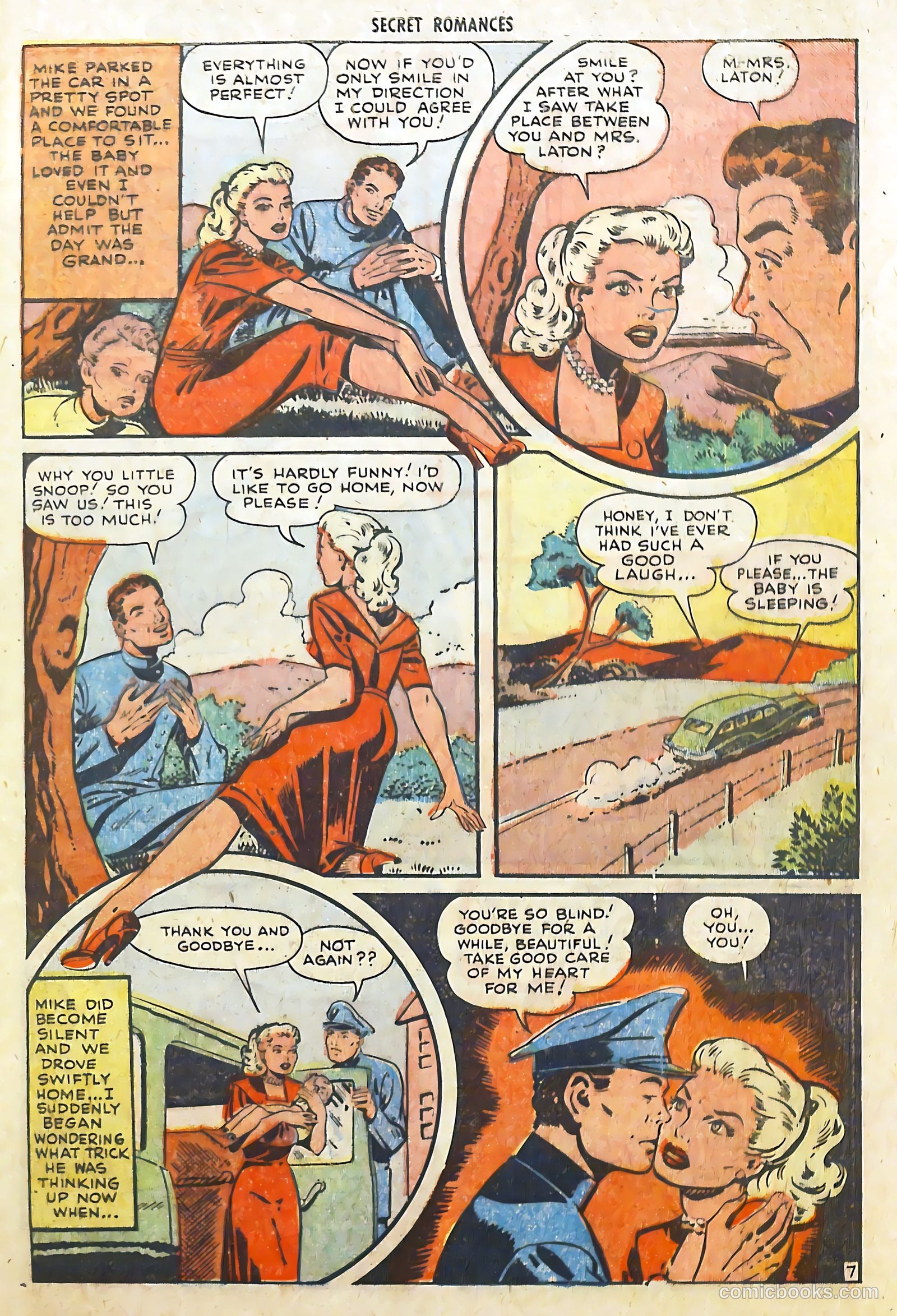Secret Romances #6 (1952) — page 33 of 36