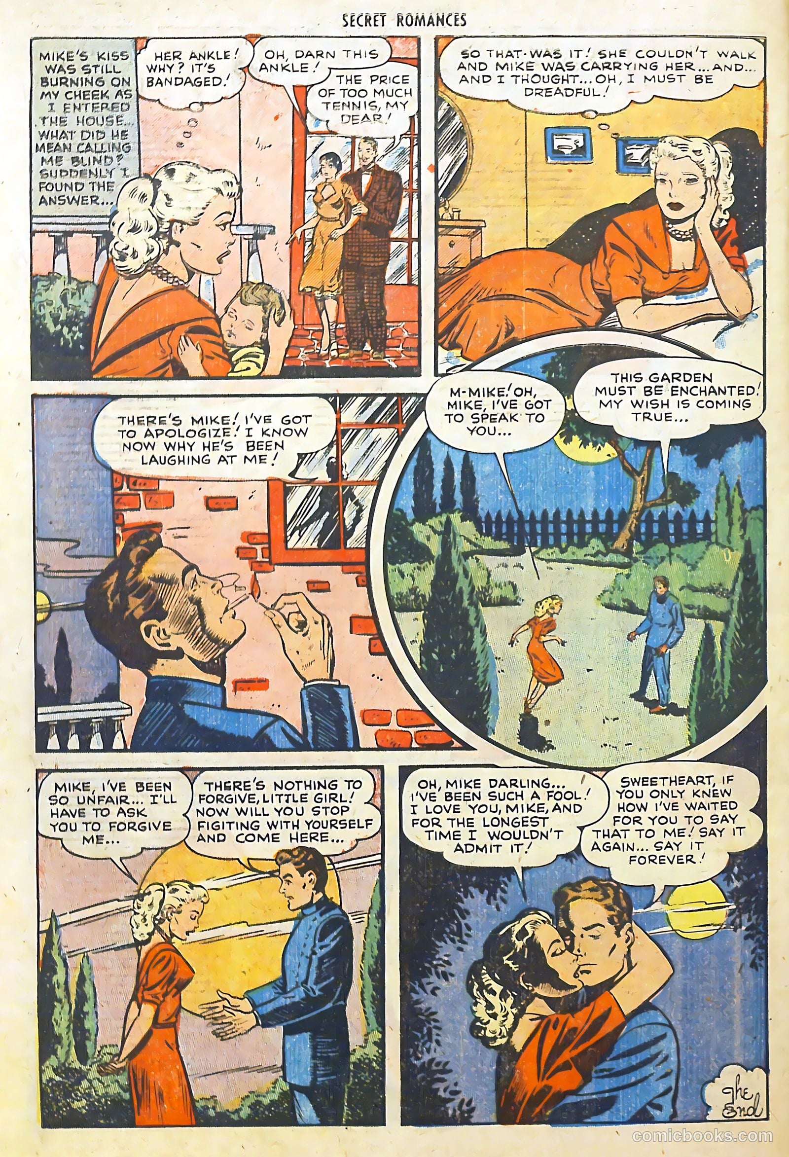 Secret Romances #6 (1952) — page 34 of 36