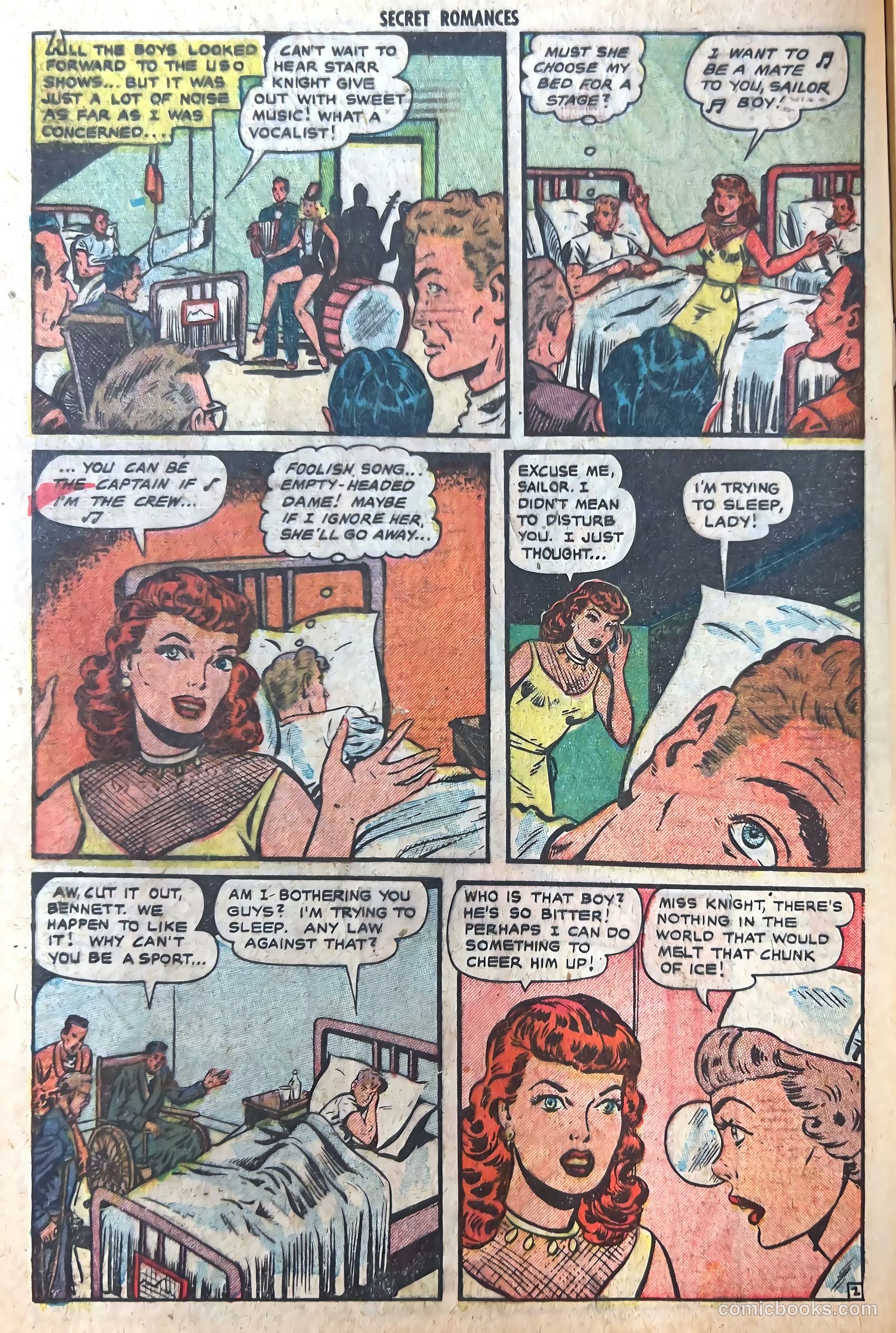 Secret Romances #7 (1952) — page 4 of 36