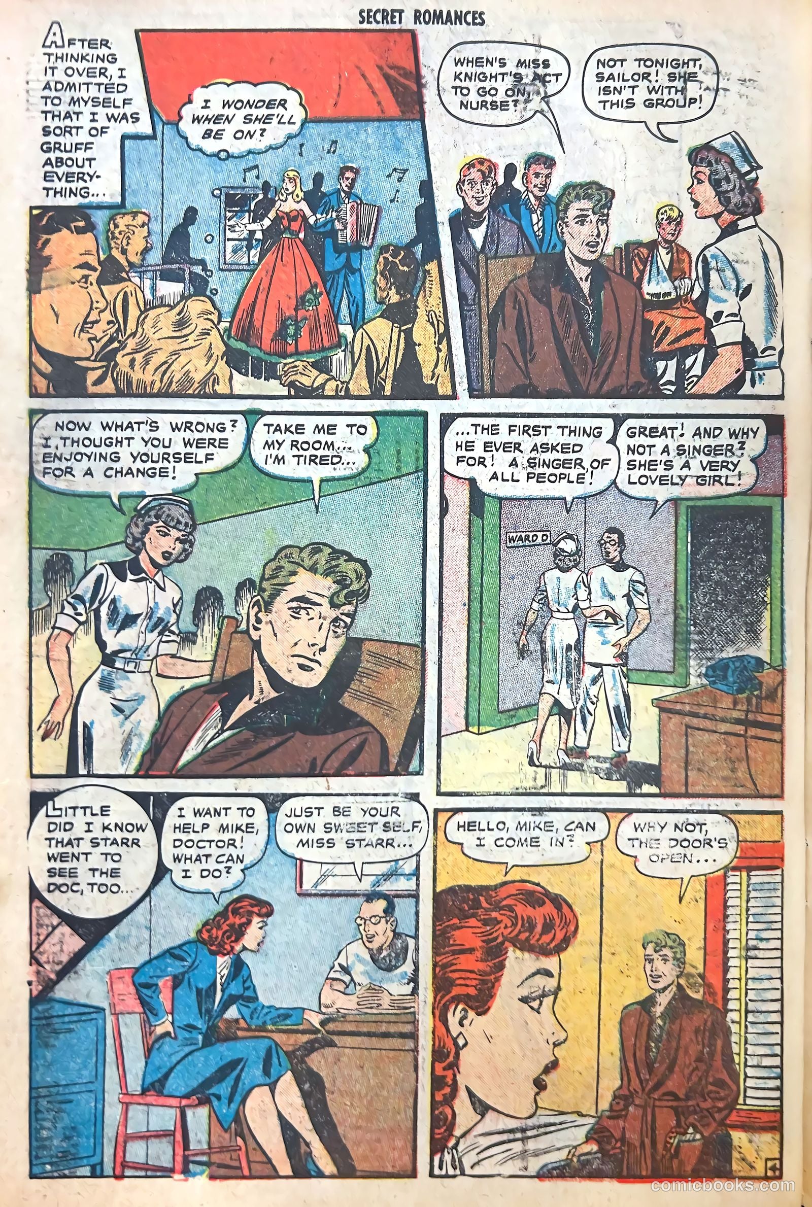 Secret Romances #7 (1952) — page 6 of 36