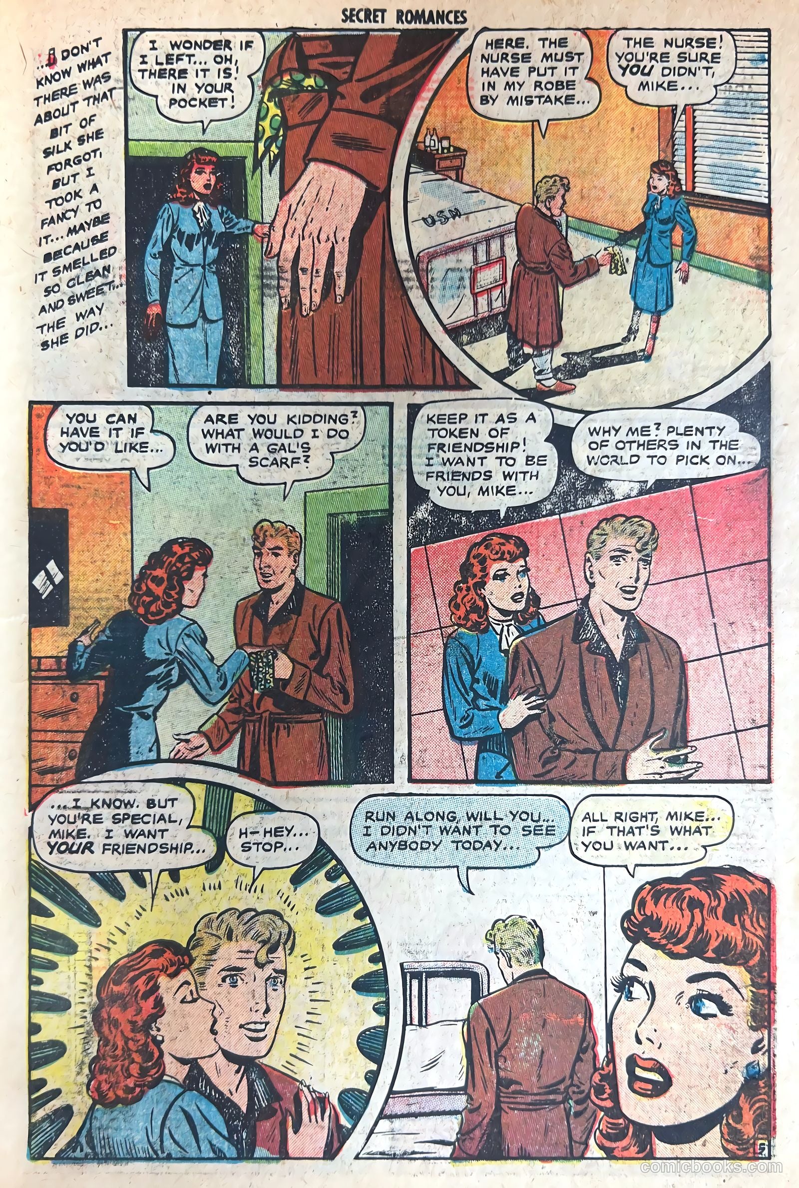 Secret Romances #7 (1952) — page 7 of 36