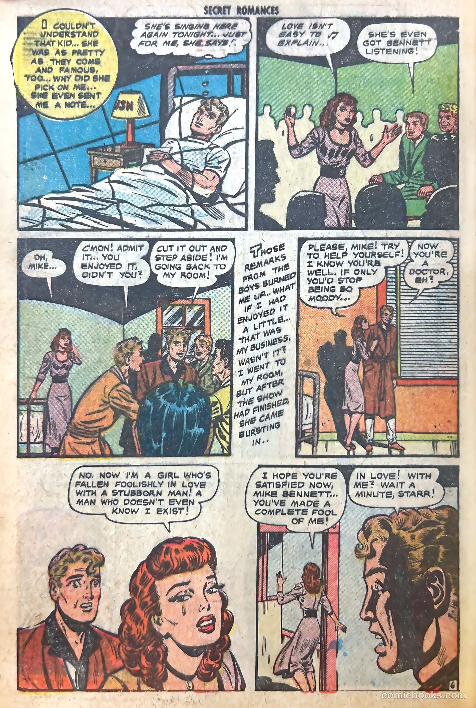 Secret Romances #7 (1952) — page 8 of 36