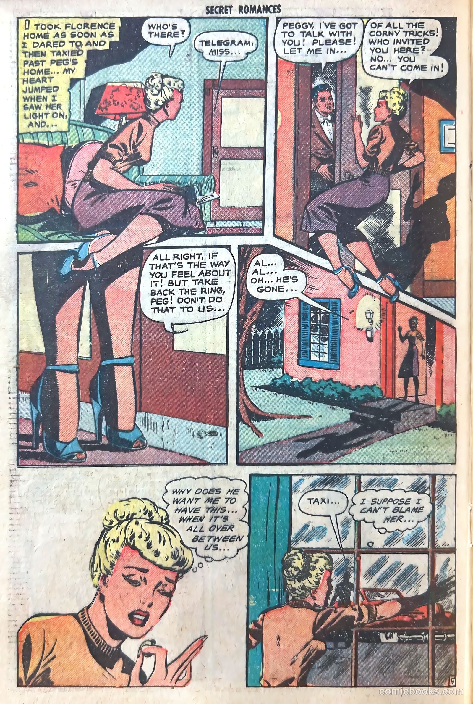 Secret Romances #7 (1952) — page 16 of 36