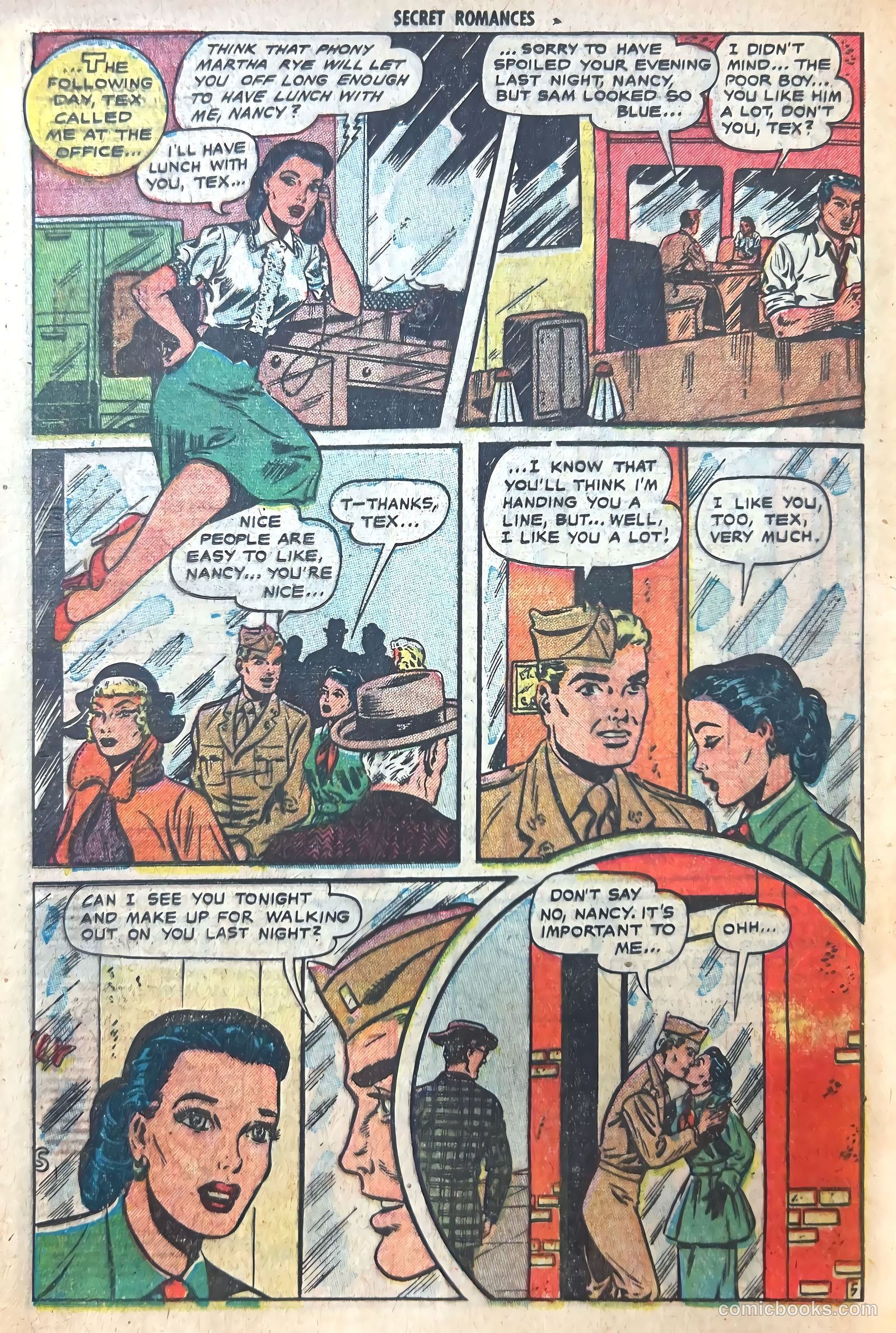 Secret Romances #7 (1952) — page 24 of 36