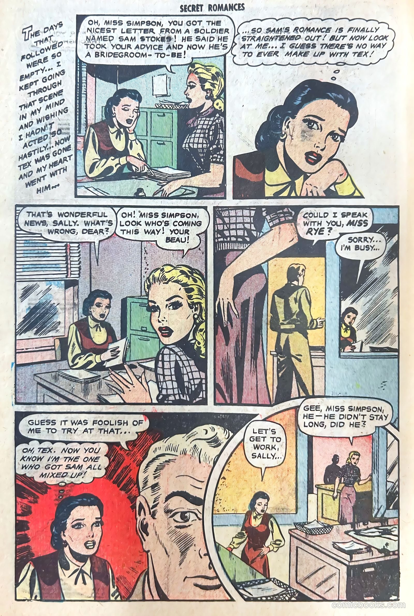 Secret Romances #7 (1952) — page 26 of 36