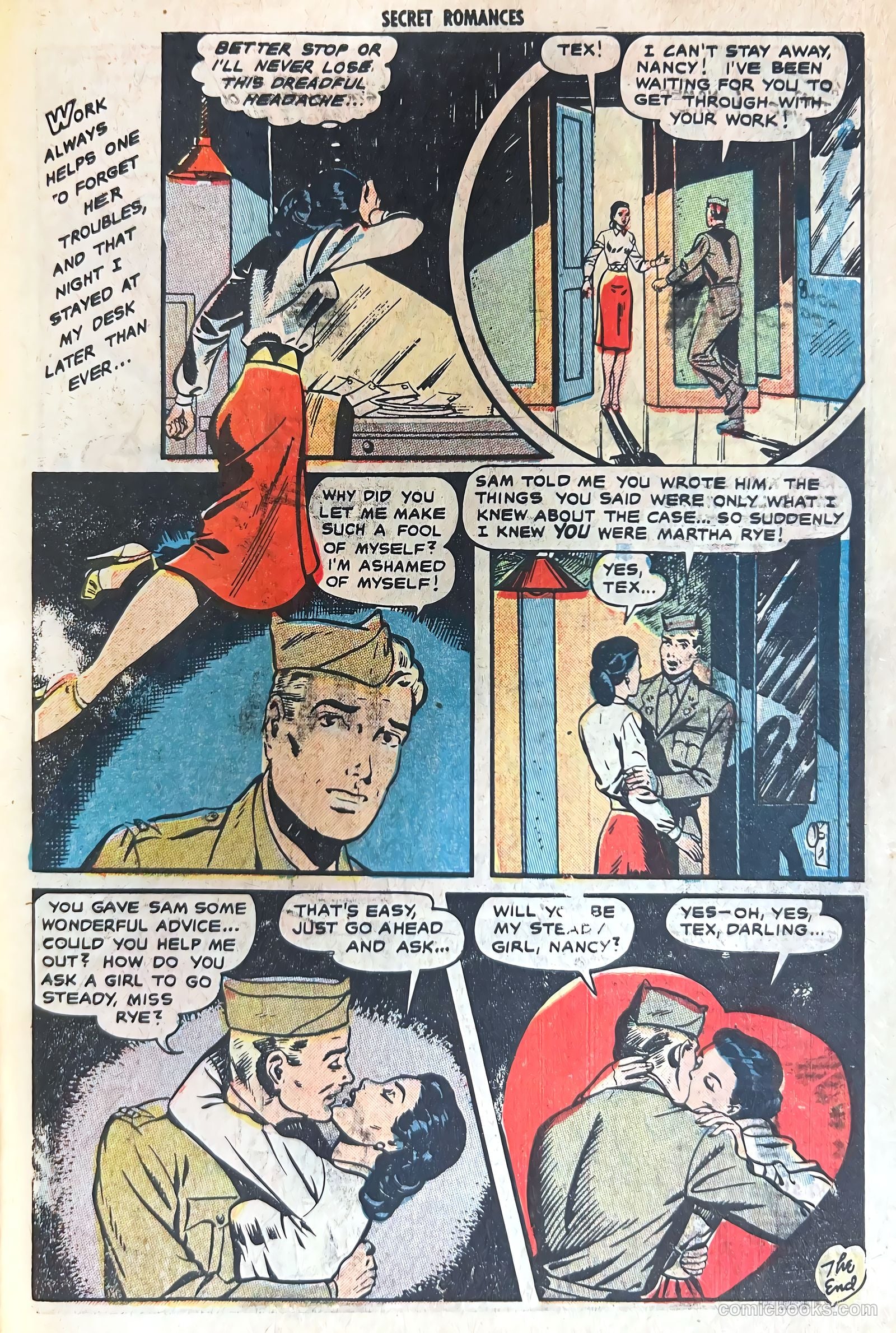 Secret Romances #7 (1952) — page 27 of 36