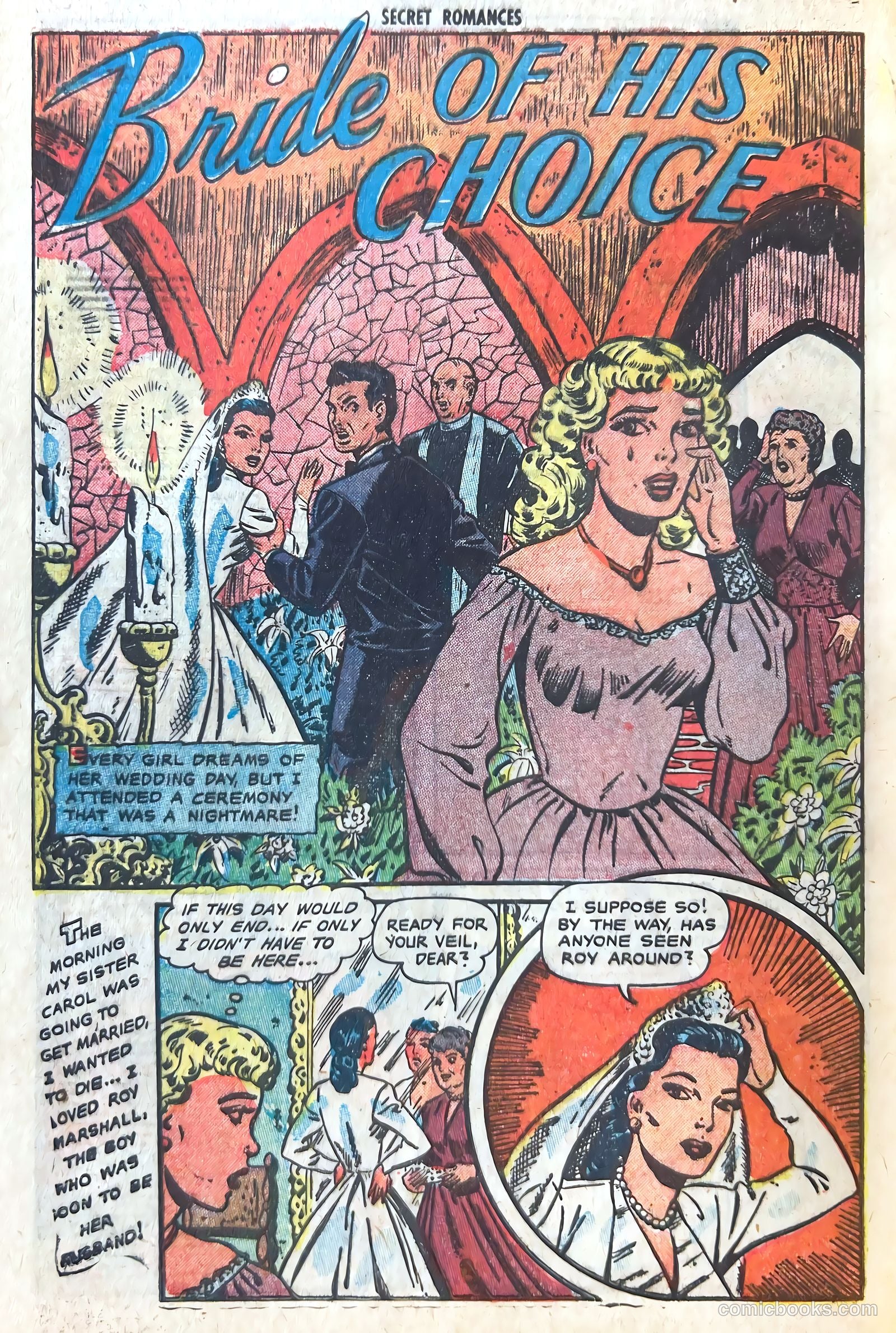 Secret Romances #7 (1952) — page 28 of 36