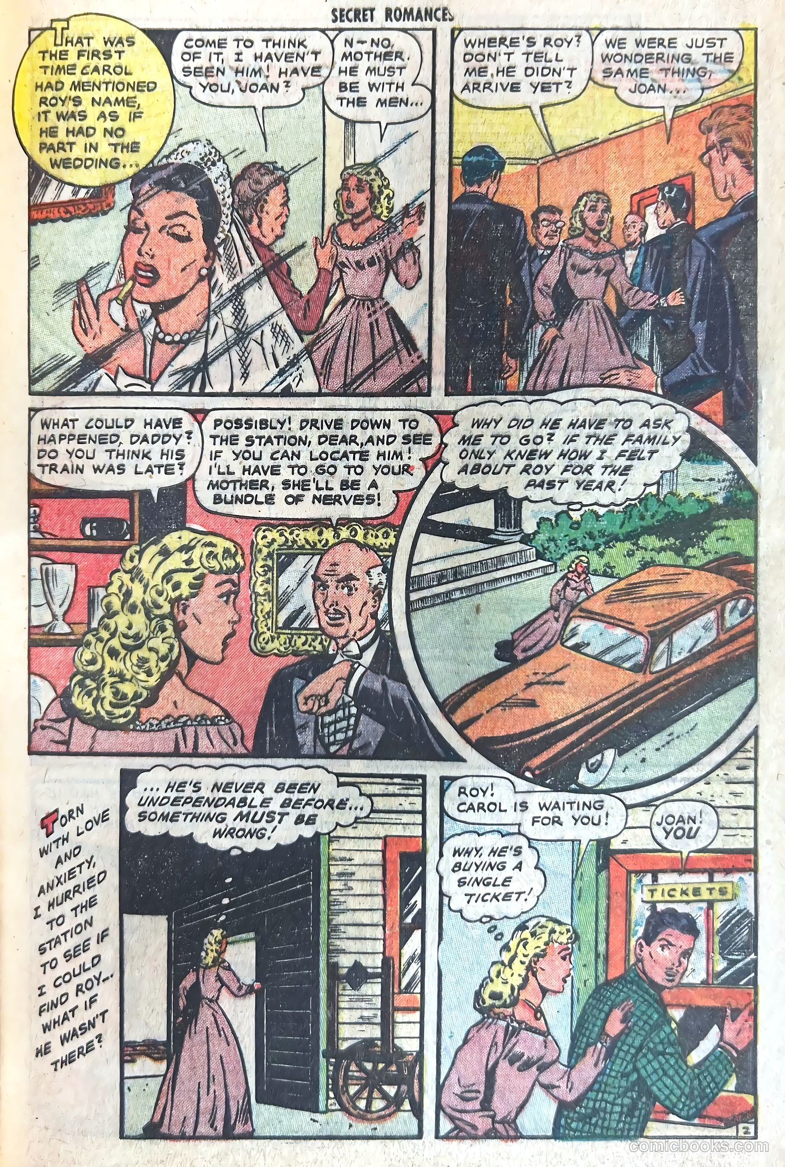 Secret Romances #7 (1952) — page 29 of 36
