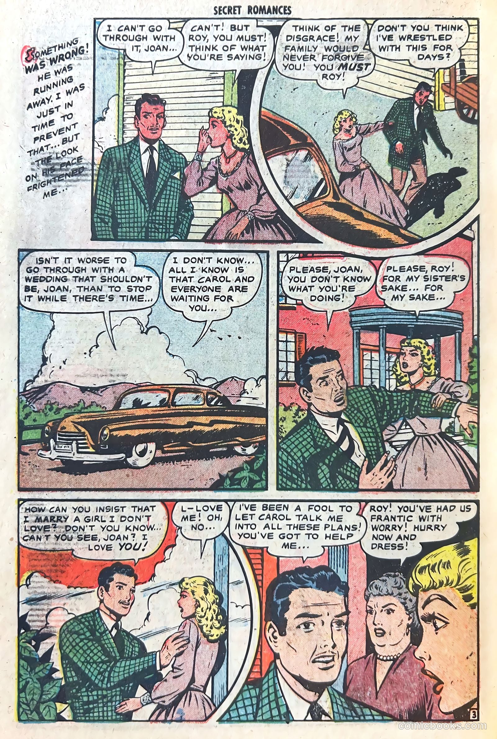 Secret Romances #7 (1952) — page 30 of 36