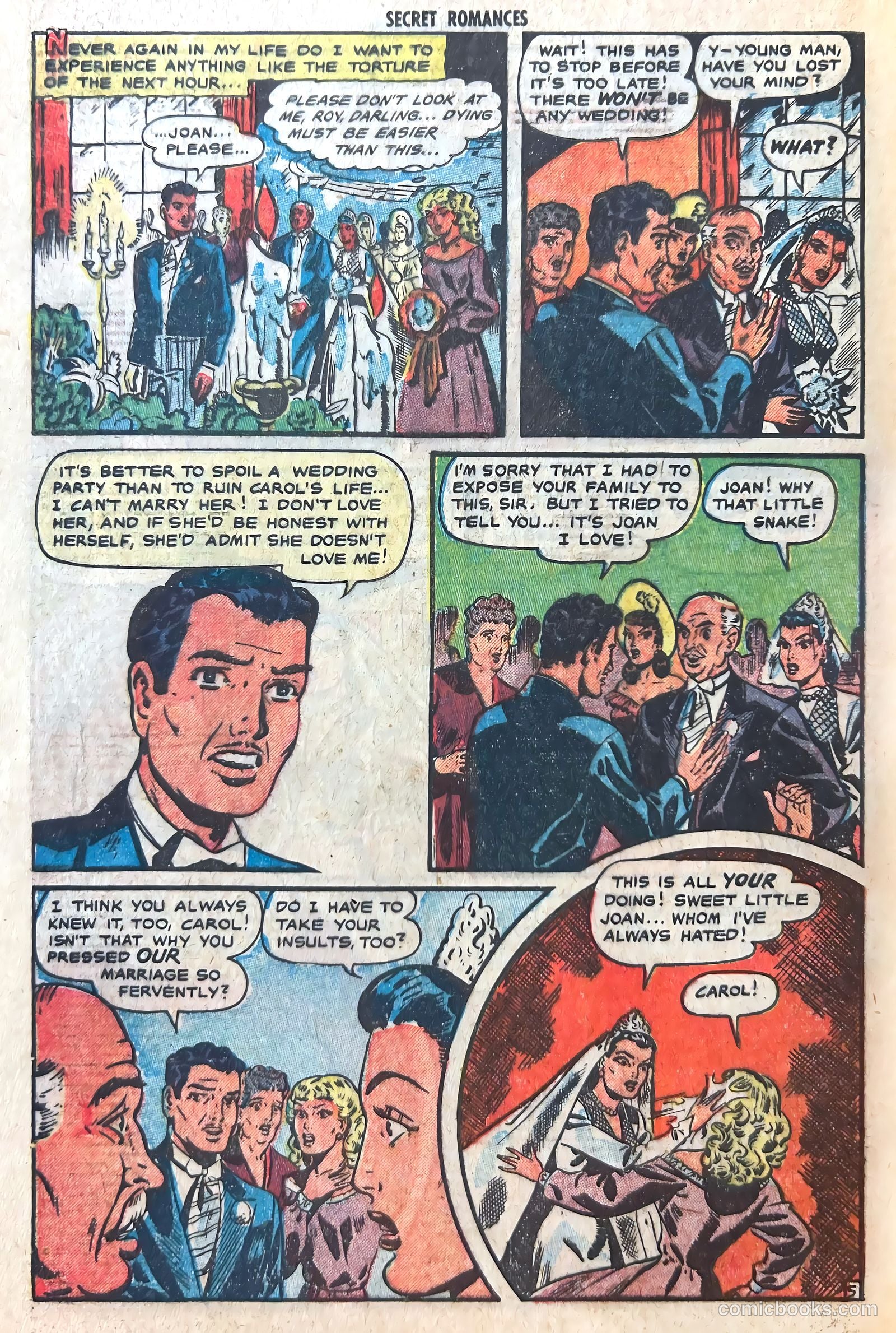 Secret Romances #7 (1952) — page 32 of 36