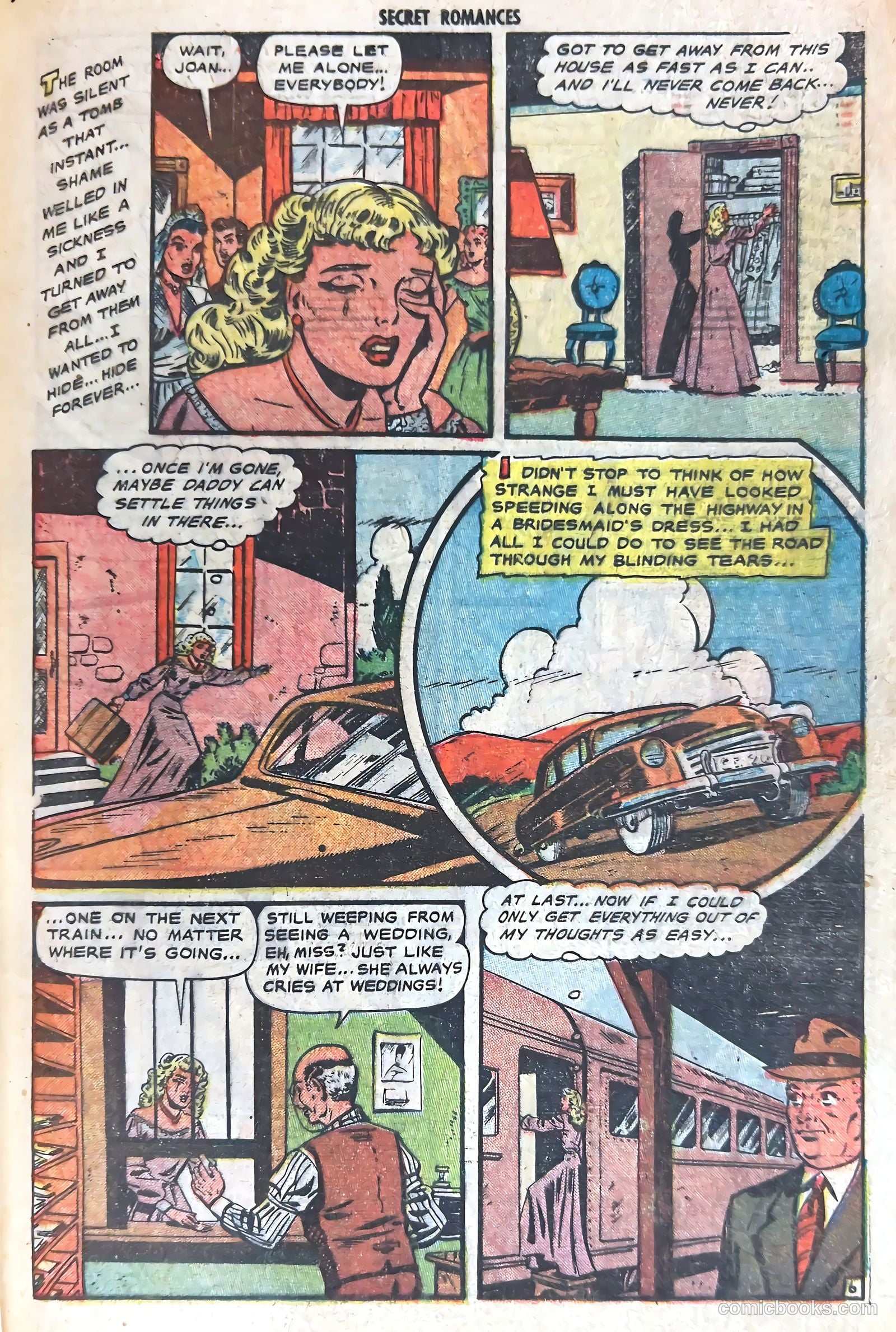 Secret Romances #7 (1952) — page 33 of 36
