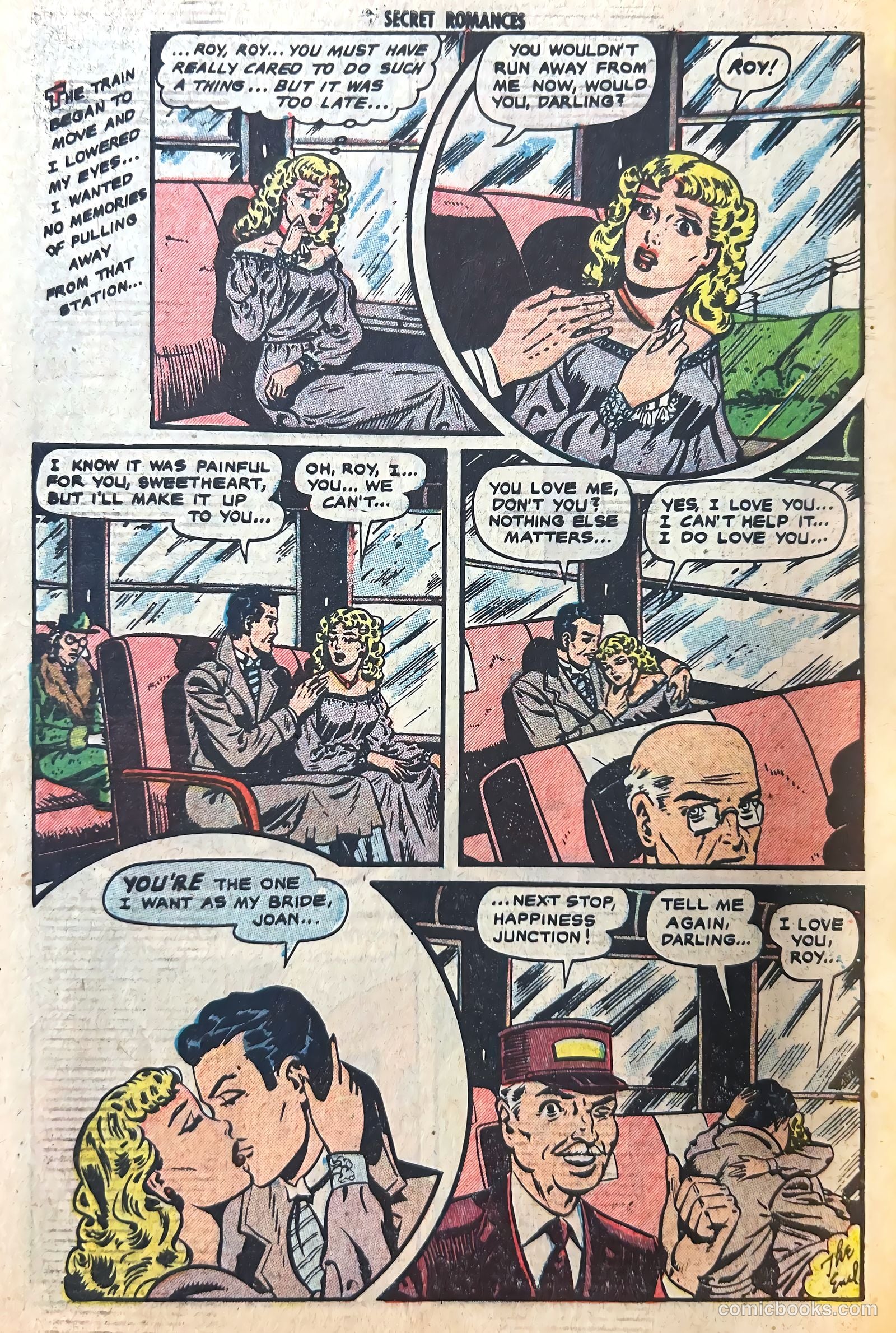 Secret Romances #7 (1952) — page 34 of 36